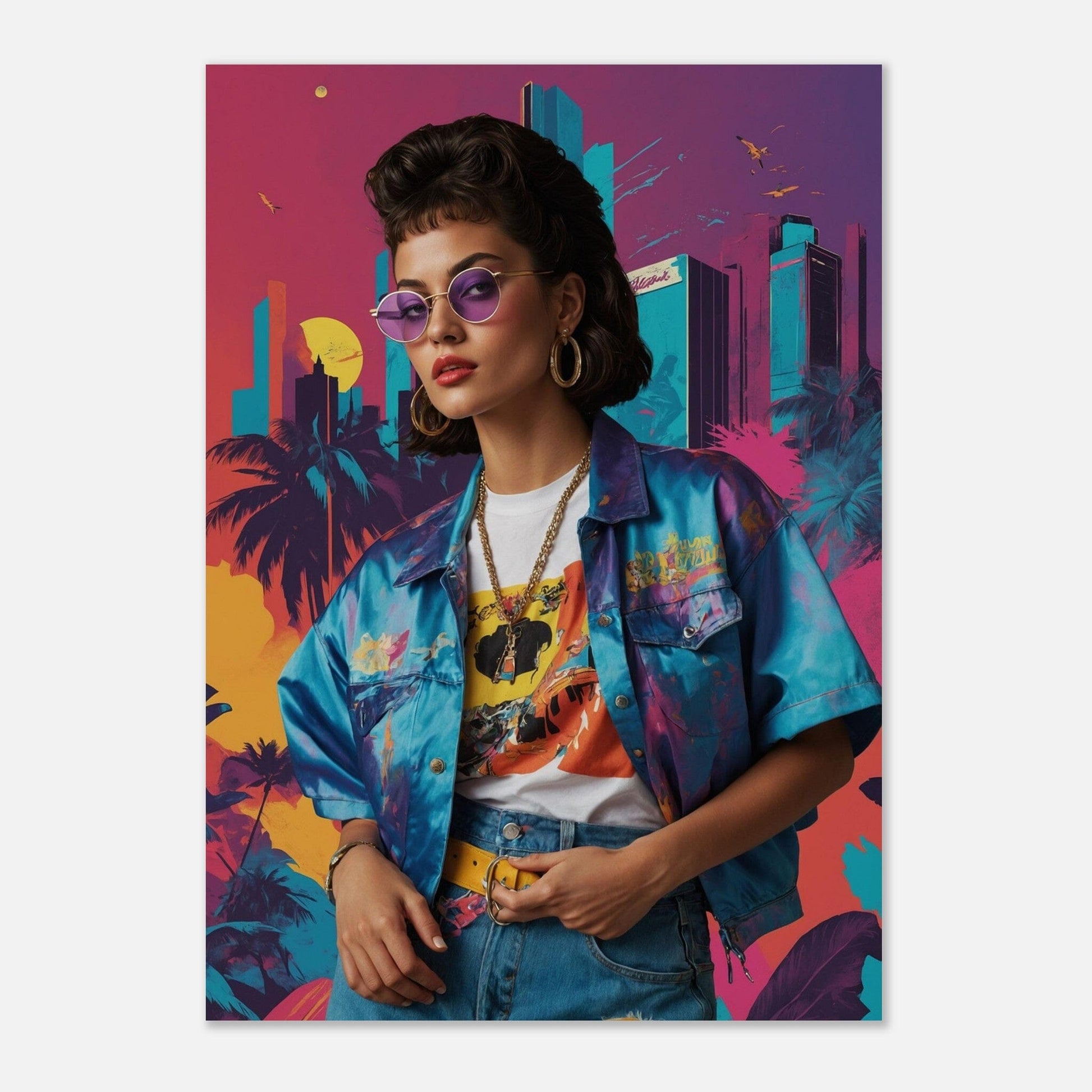 Premium Matte Paper Poster - Masterpiece für moderne Wohnkultur Print Material Modern Masterpieces A2 (42 x 59.4 cm) 