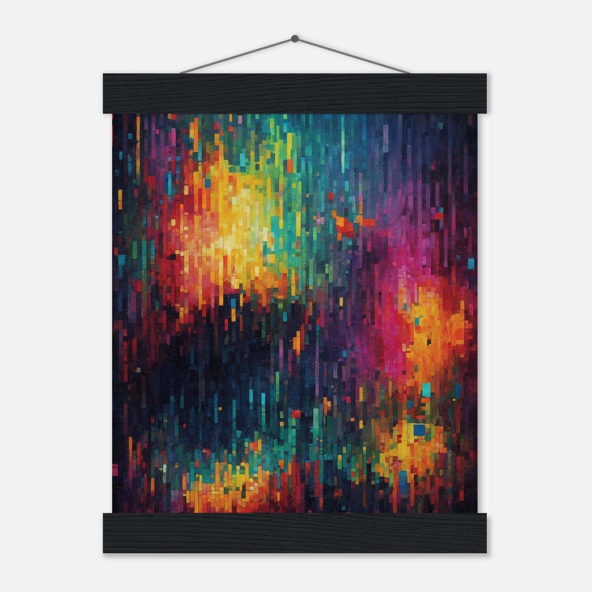 Premium Matte Paper Poster with Hanger - Minimalistische Kunstpräsentation mit Holzhänger Print Material Modern Masterpieces 20x25 cm / 8x10″ Black wall hanger 