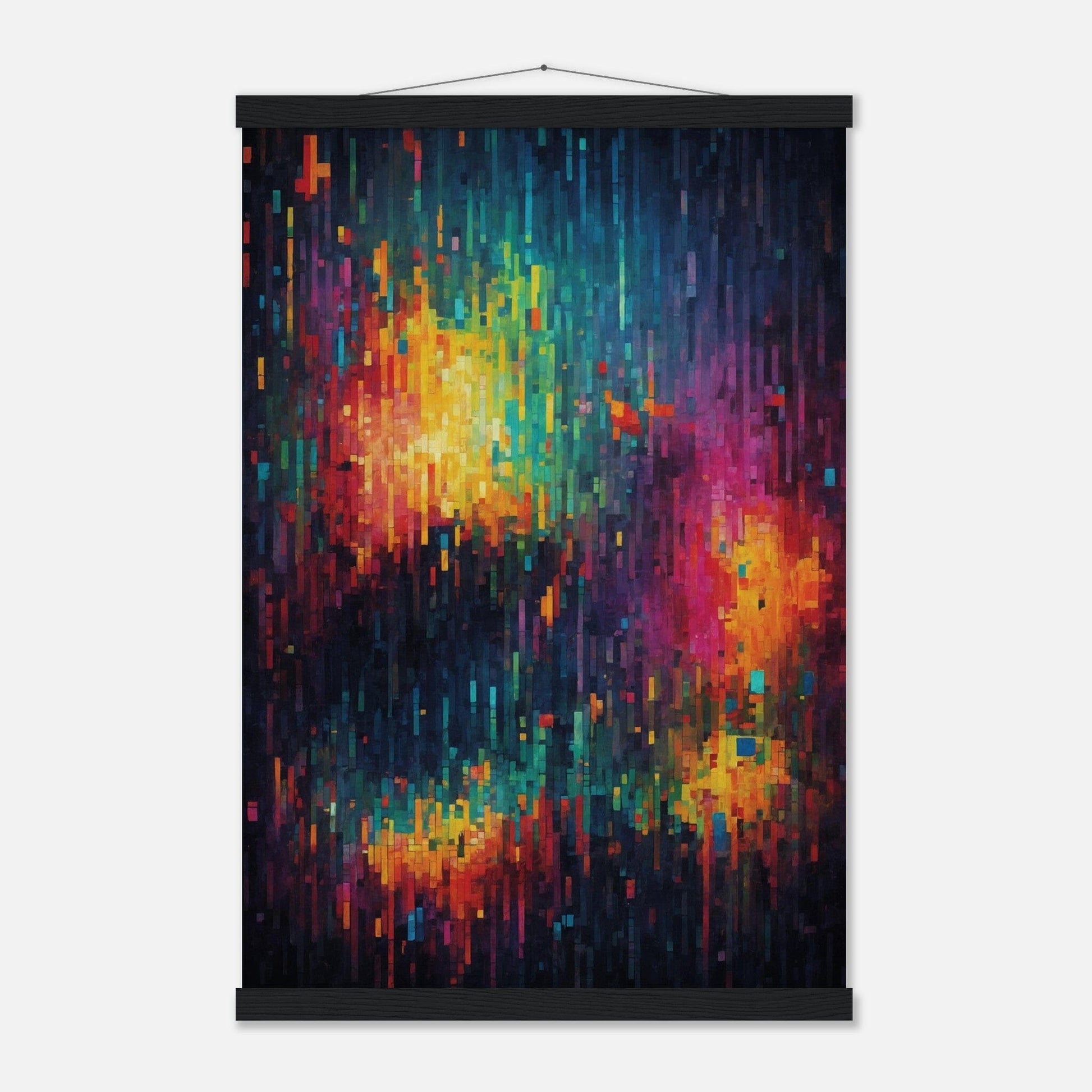 Premium Matte Paper Poster with Hanger - Minimalistische Kunstpräsentation mit Holzhänger Print Material Modern Masterpieces 40x60 cm / 16x24″ Black wall hanger 