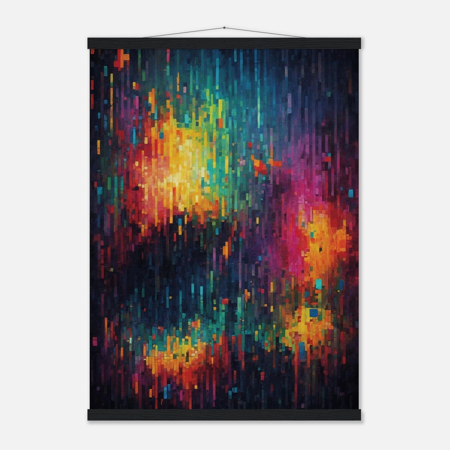 Premium Matte Paper Poster with Hanger - Minimalistische Kunstpräsentation mit Holzhänger Print Material Modern Masterpieces 50x70 cm / 20x28″ Black wall hanger 