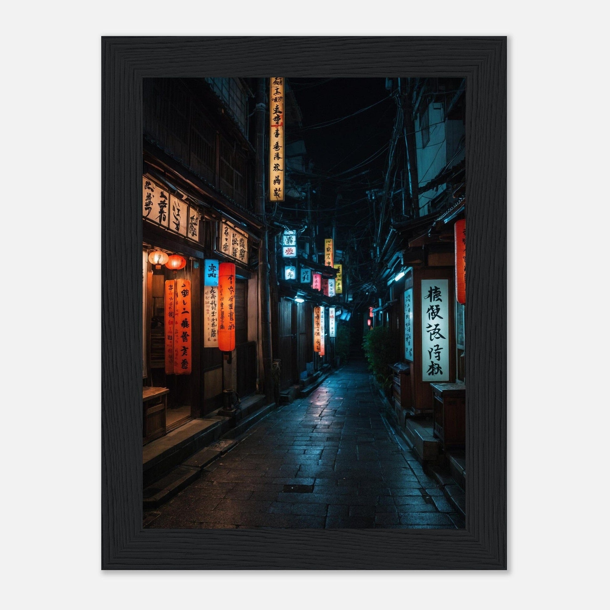 Premium Matte Paper Wooden Framed Poster - Exklusive Kunst in stilvollen Holzrahmen Print Material Modern Masterpieces 13x18 cm / 5x7″ Black frame 