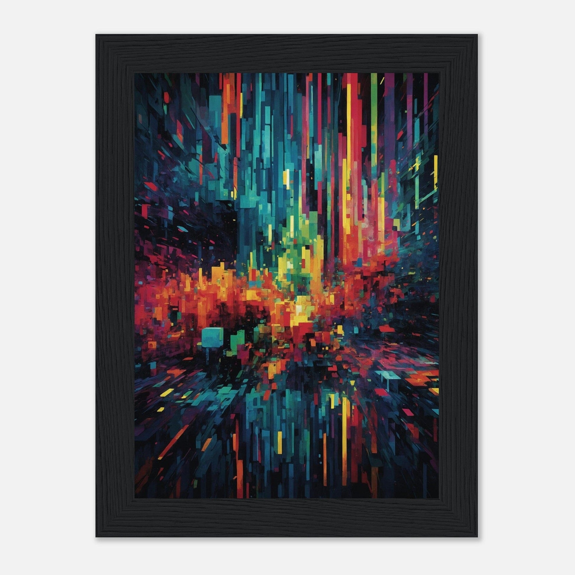 Premium Matte Paper Wooden Framed Poster - Exklusive Kunst in stilvollen Holzrahmen Print Material Modern Masterpieces 13x18 cm / 5x7″ Black frame 