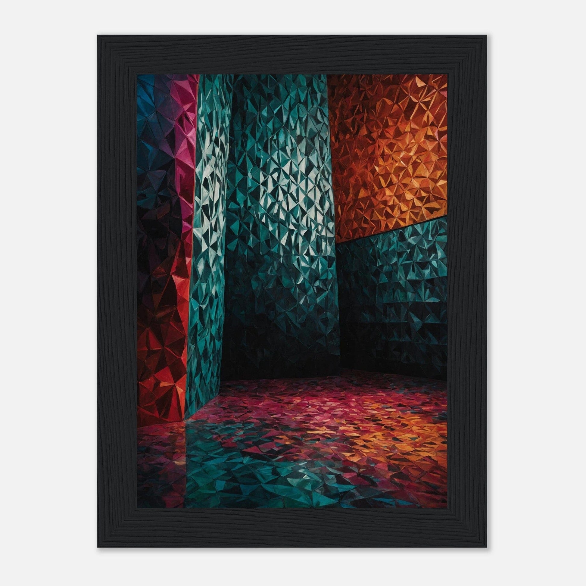 Premium Matte Paper Wooden Framed Poster - Exklusive Kunst in stilvollen Holzrahmen Print Material Modern Masterpieces 13x18 cm / 5x7″ Black frame 