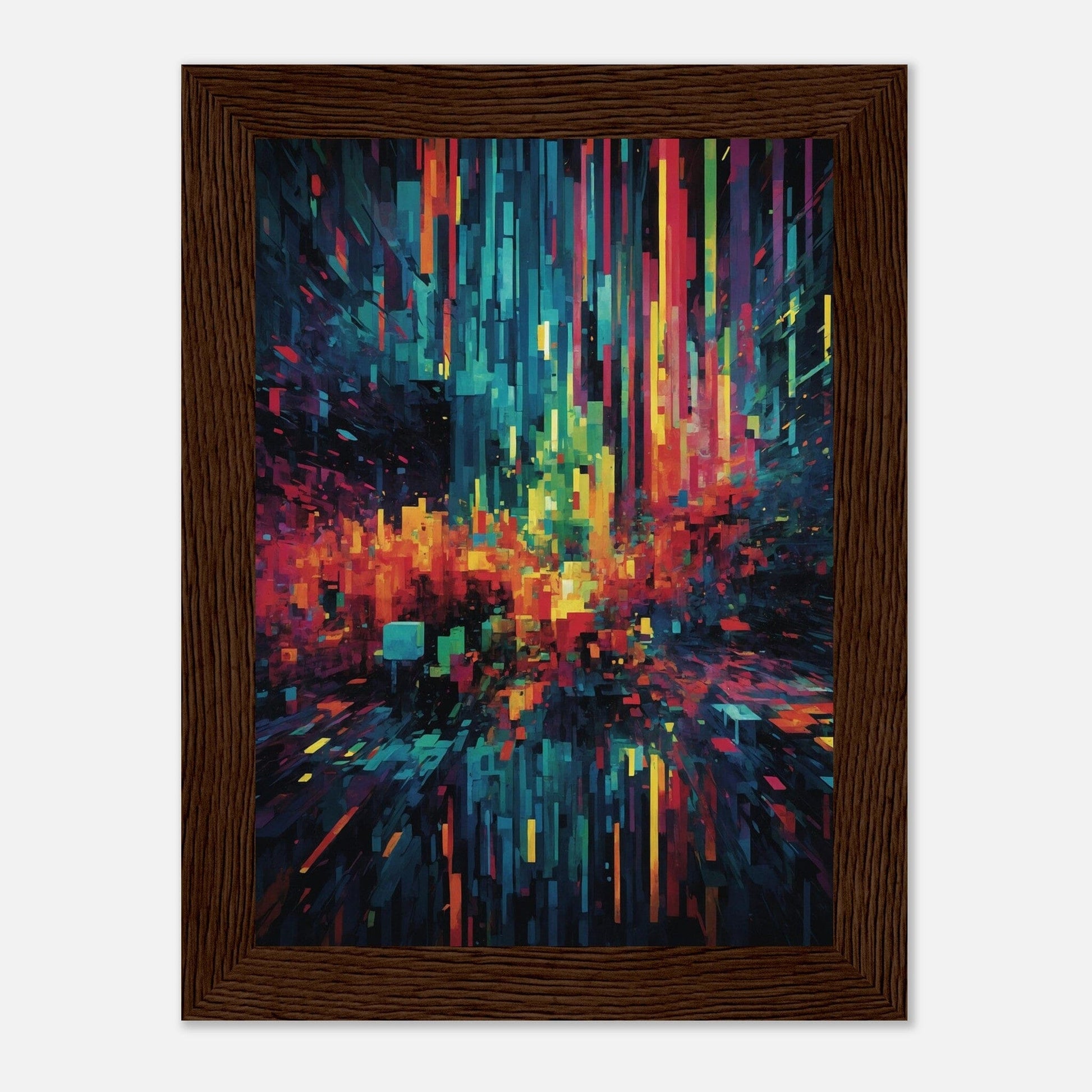 Premium Matte Paper Wooden Framed Poster - Exklusive Kunst in stilvollen Holzrahmen Print Material Modern Masterpieces 13x18 cm / 5x7″ Dark wood frame 