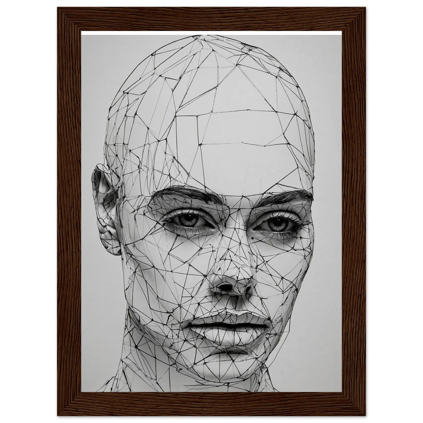Premium Matte Paper Wooden Framed Poster - Exklusive Kunst in stilvollen Holzrahmen Print Material Modern Masterpieces 13x18 cm / 5x7″ Dark wood frame 