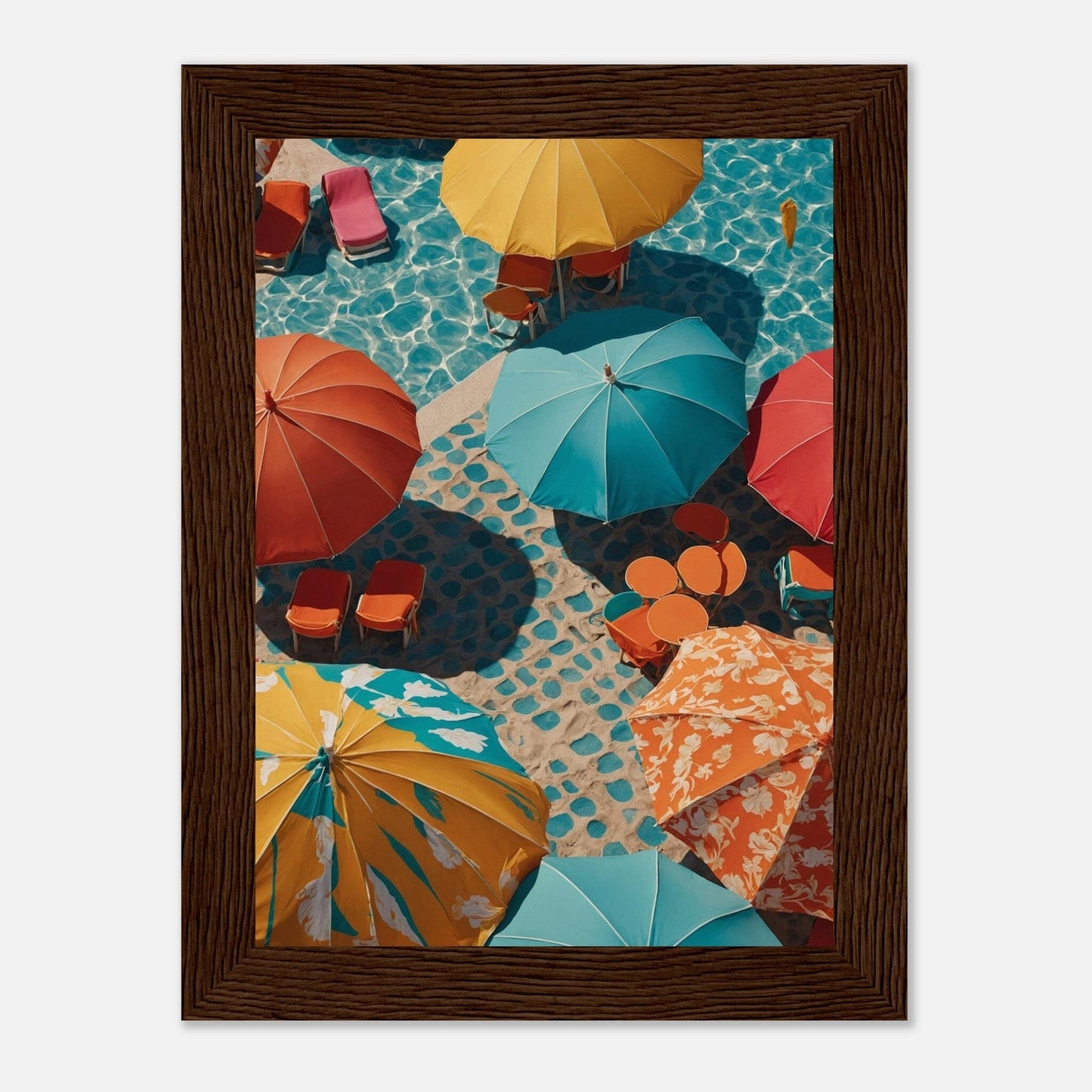 Premium Matte Paper Wooden Framed Poster - Exklusive Kunst in stilvollen Holzrahmen Print Material Modern Masterpieces 13x18 cm / 5x7″ Dark wood frame 