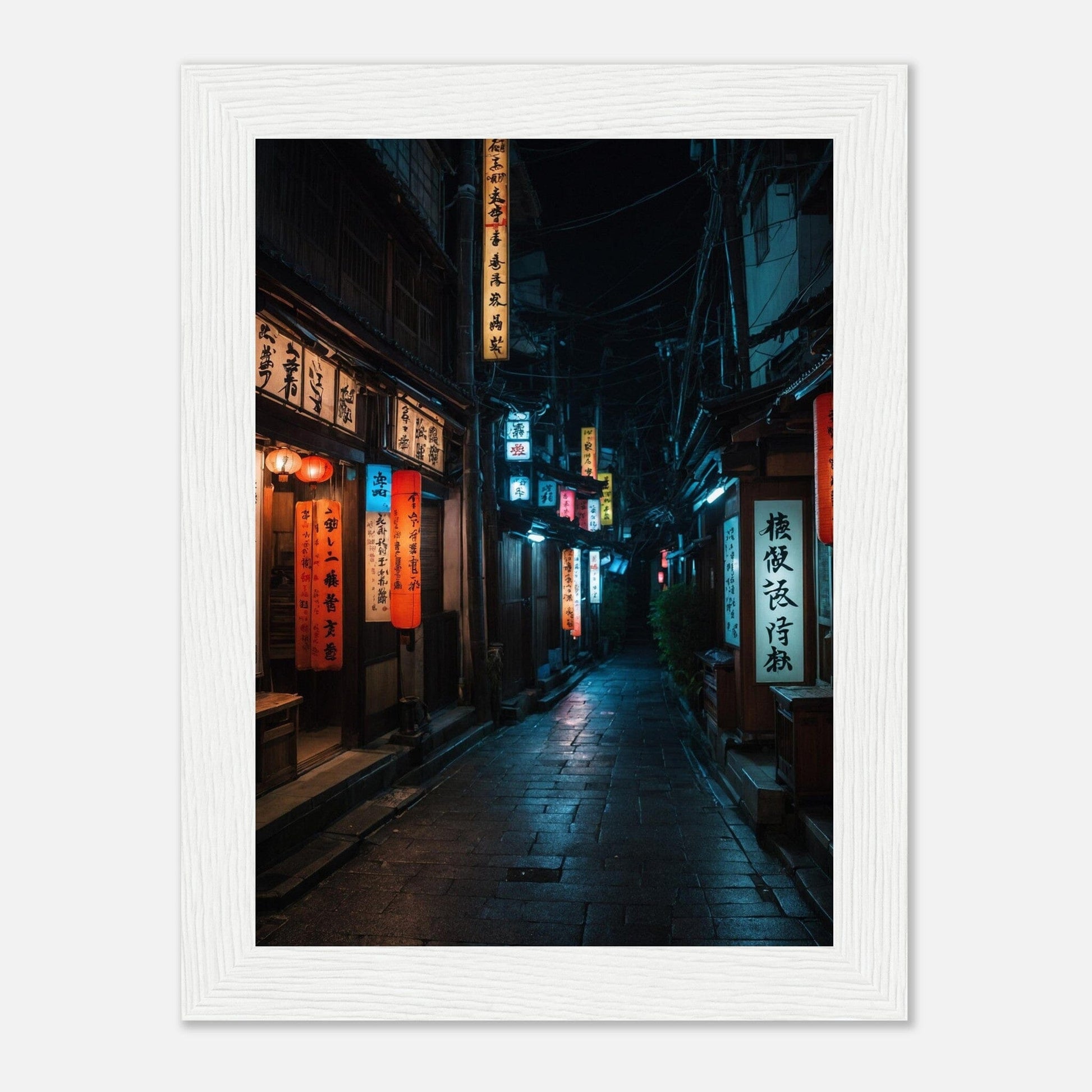 Premium Matte Paper Wooden Framed Poster - Exklusive Kunst in stilvollen Holzrahmen Print Material Modern Masterpieces 13x18 cm / 5x7″ White frame 