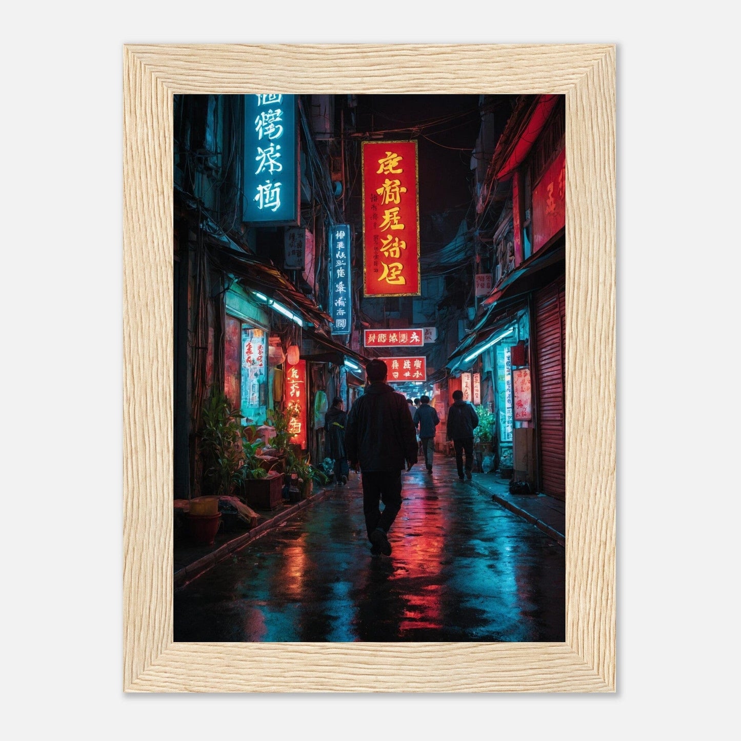 Premium Matte Paper Wooden Framed Poster - Exklusive Kunst in stilvollen Holzrahmen Print Material Modern Masterpieces 13x18 cm / 5x7″ Wood frame 