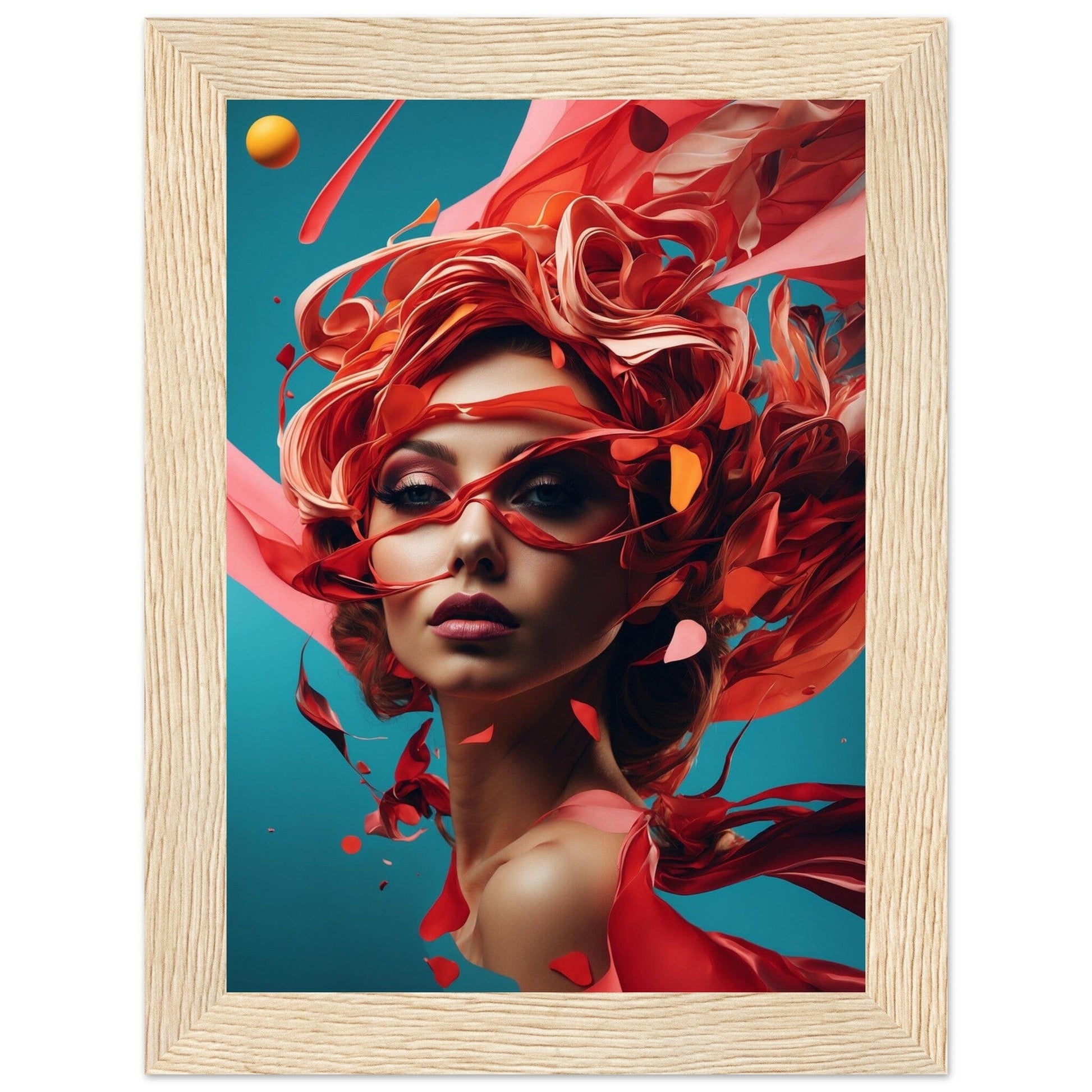 Premium Matte Paper Wooden Framed Poster - Exklusive Kunst in stilvollen Holzrahmen Print Material Modern Masterpieces 13x18 cm / 5x7″ Wood frame 