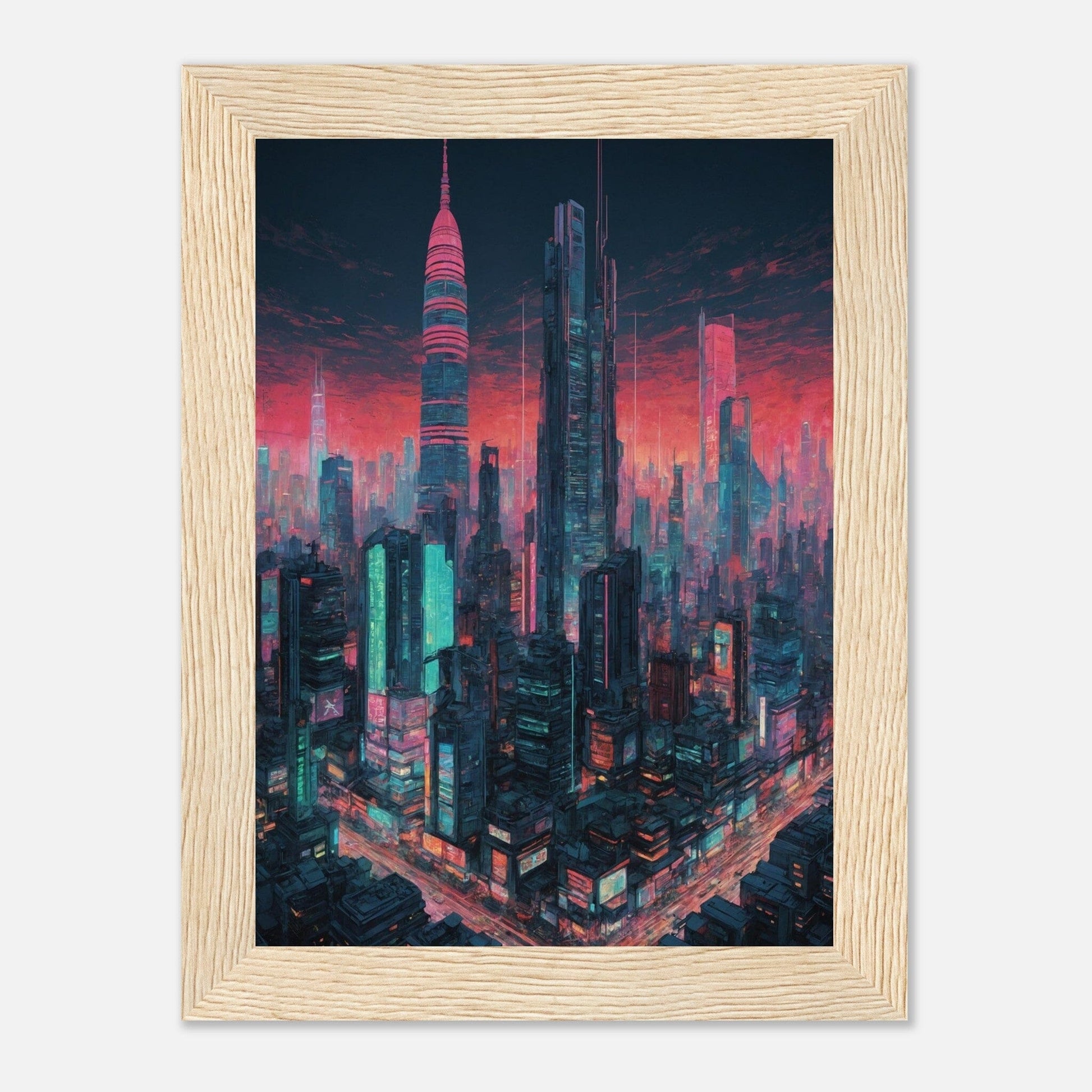 Premium Matte Paper Wooden Framed Poster - Exklusive Kunst in stilvollen Holzrahmen Print Material Modern Masterpieces 13x18 cm / 5x7″ Wood frame 