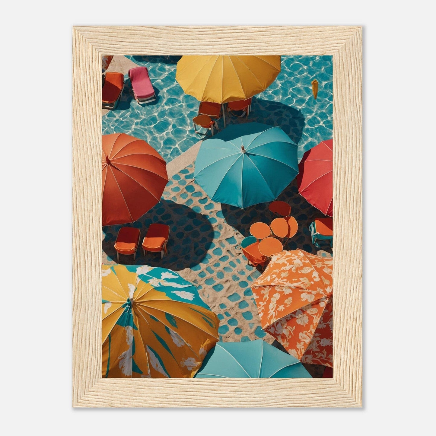 Premium Matte Paper Wooden Framed Poster - Exklusive Kunst in stilvollen Holzrahmen Print Material Modern Masterpieces 13x18 cm / 5x7″ Wood frame 