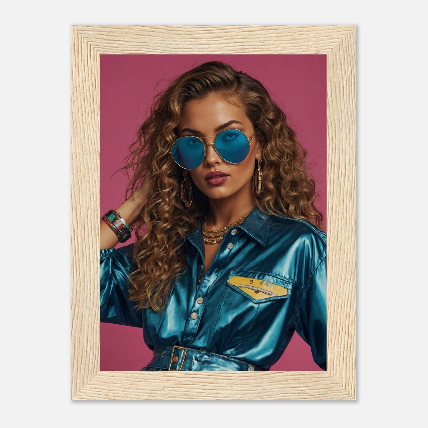 Premium Matte Paper Wooden Framed Poster - Exklusive Kunst in stilvollen Holzrahmen Print Material Modern Masterpieces 13x18 cm / 5x7″ Wood frame 