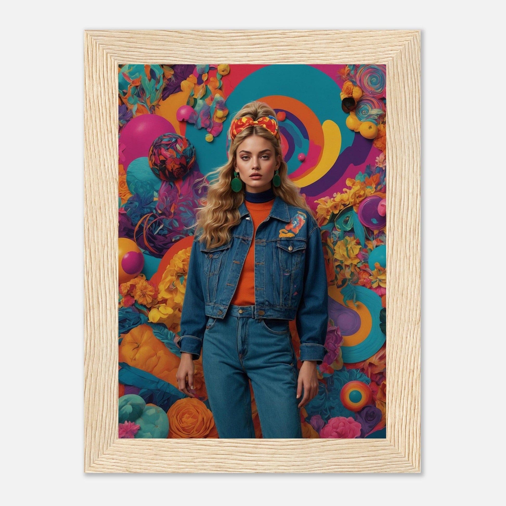 Premium Matte Paper Wooden Framed Poster - Exklusive Kunst in stilvollen Holzrahmen Print Material Modern Masterpieces 13x18 cm / 5x7″ Wood frame 