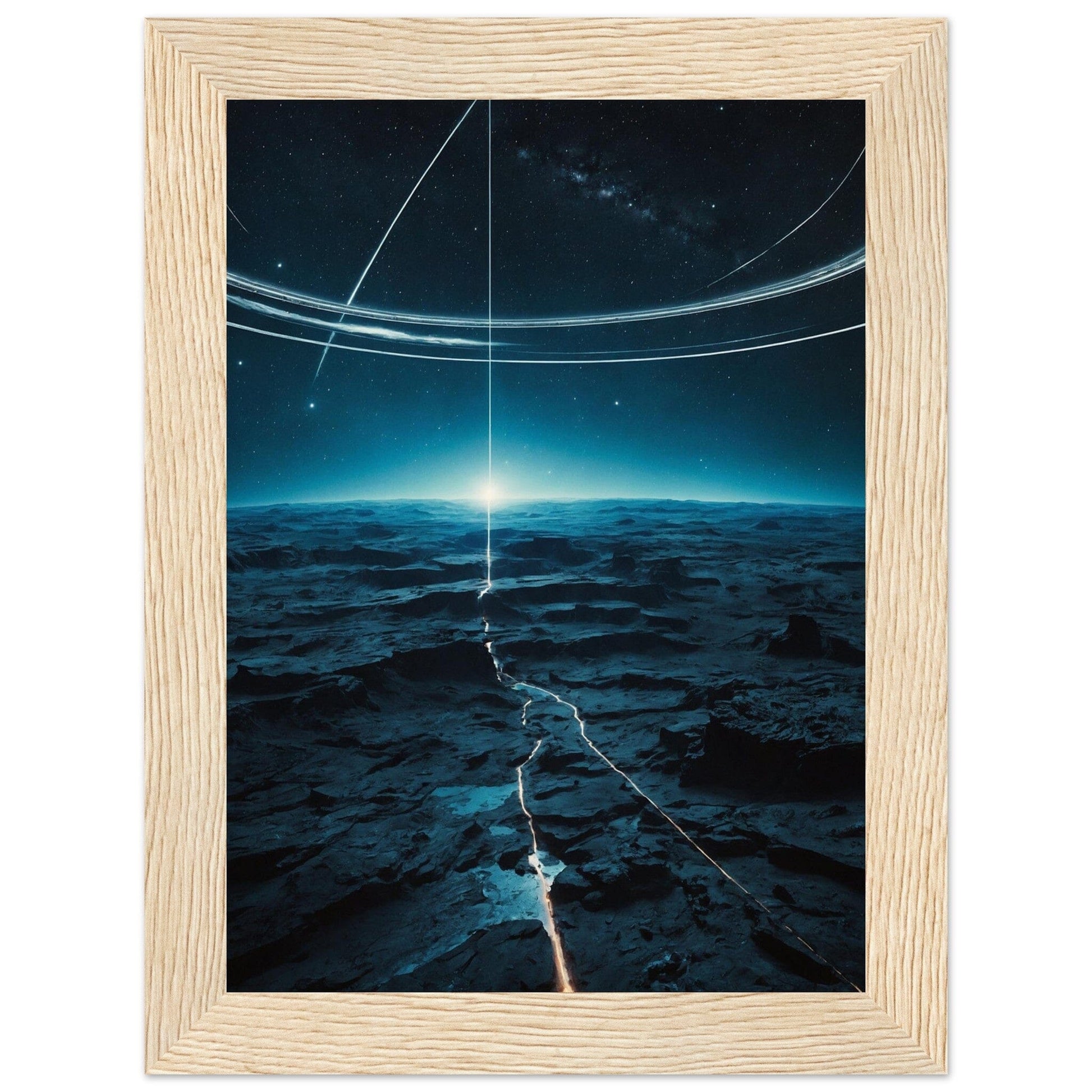 Premium Matte Paper Wooden Framed Poster - Exklusive Kunst in stilvollen Holzrahmen Print Material Modern Masterpieces 13x18 cm / 5x7″ Wood frame 