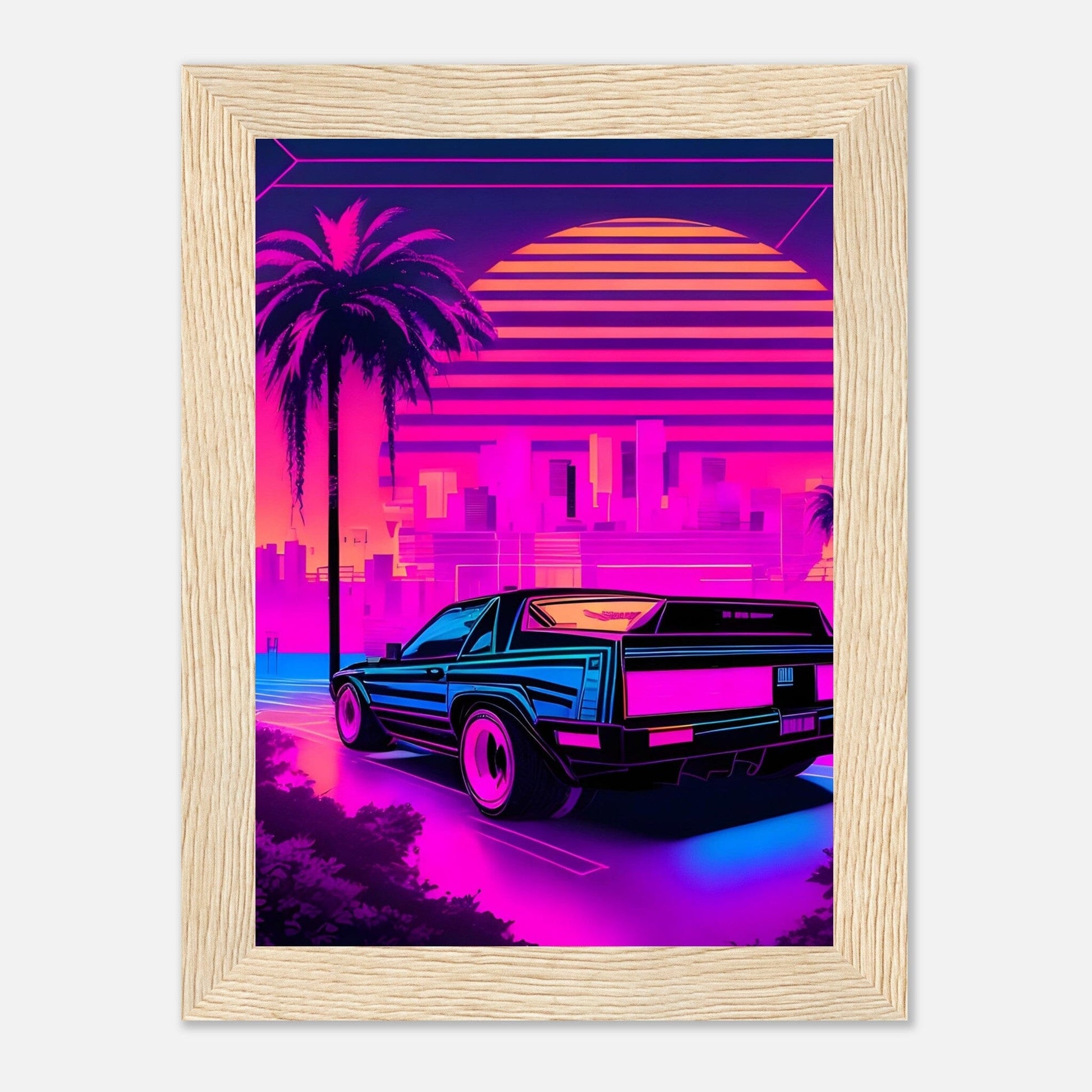 Premium Matte Paper Wooden Framed Poster - Exklusive Kunst in stilvollen Holzrahmen Print Material Modern Masterpieces 13x18 cm / 5x7″ Wood frame 
