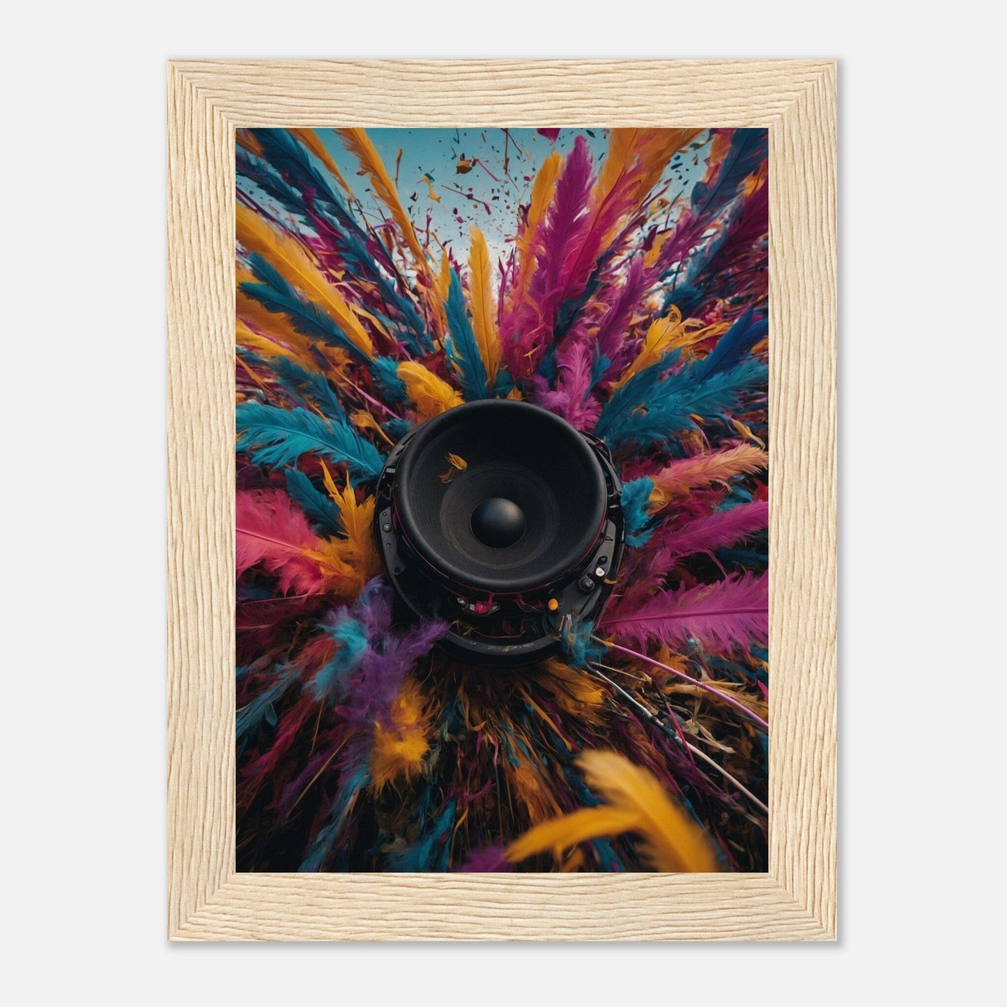 Premium Matte Paper Wooden Framed Poster - Exklusive Kunst in stilvollen Holzrahmen Print Material Modern Masterpieces 13x18 cm / 5x7″ Wood frame 