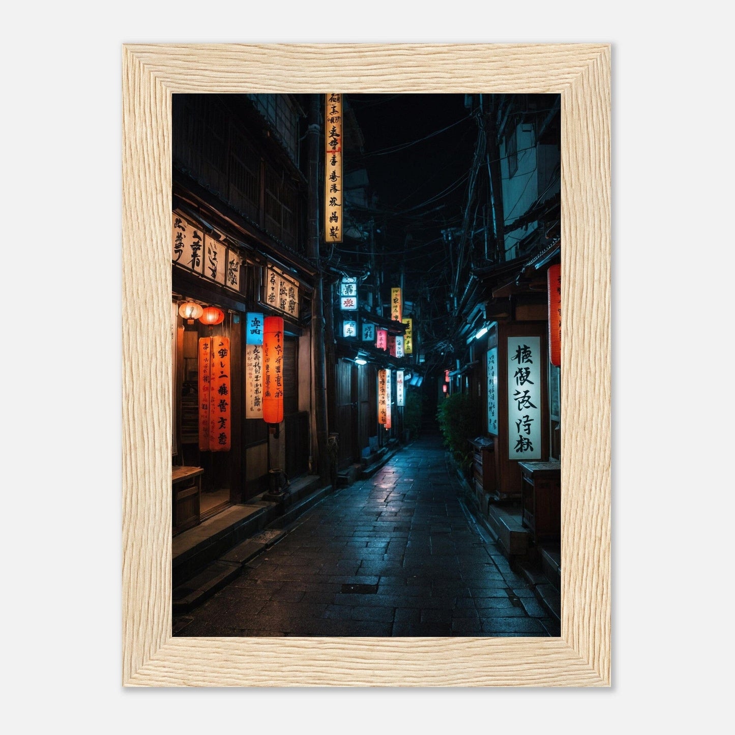 Premium Matte Paper Wooden Framed Poster - Exklusive Kunst in stilvollen Holzrahmen Print Material Modern Masterpieces 13x18 cm / 5x7″ Wood frame 