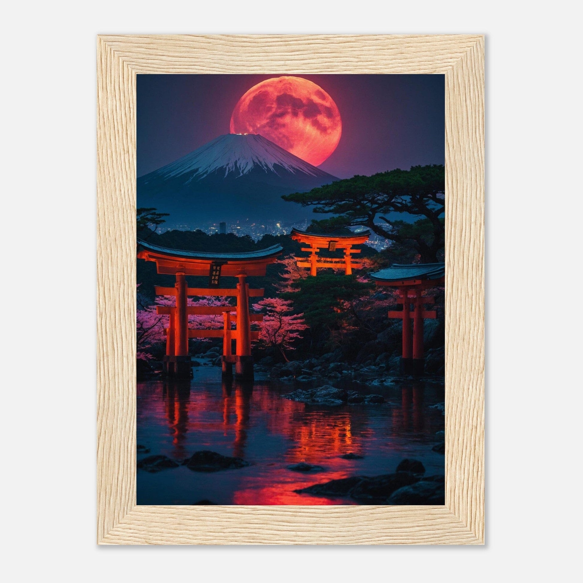 Premium Matte Paper Wooden Framed Poster - Exklusive Kunst in stilvollen Holzrahmen Print Material Modern Masterpieces 13x18 cm / 5x7″ Wood frame 