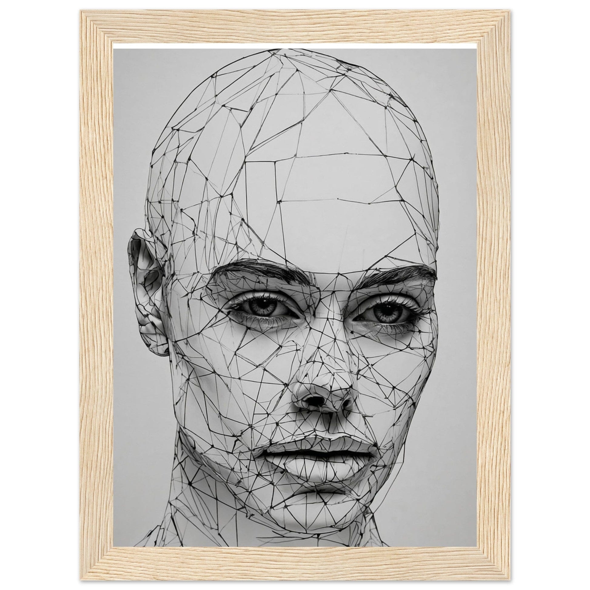 Premium Matte Paper Wooden Framed Poster - Exklusive Kunst in stilvollen Holzrahmen Print Material Modern Masterpieces 13x18 cm / 5x7″ Wood frame 