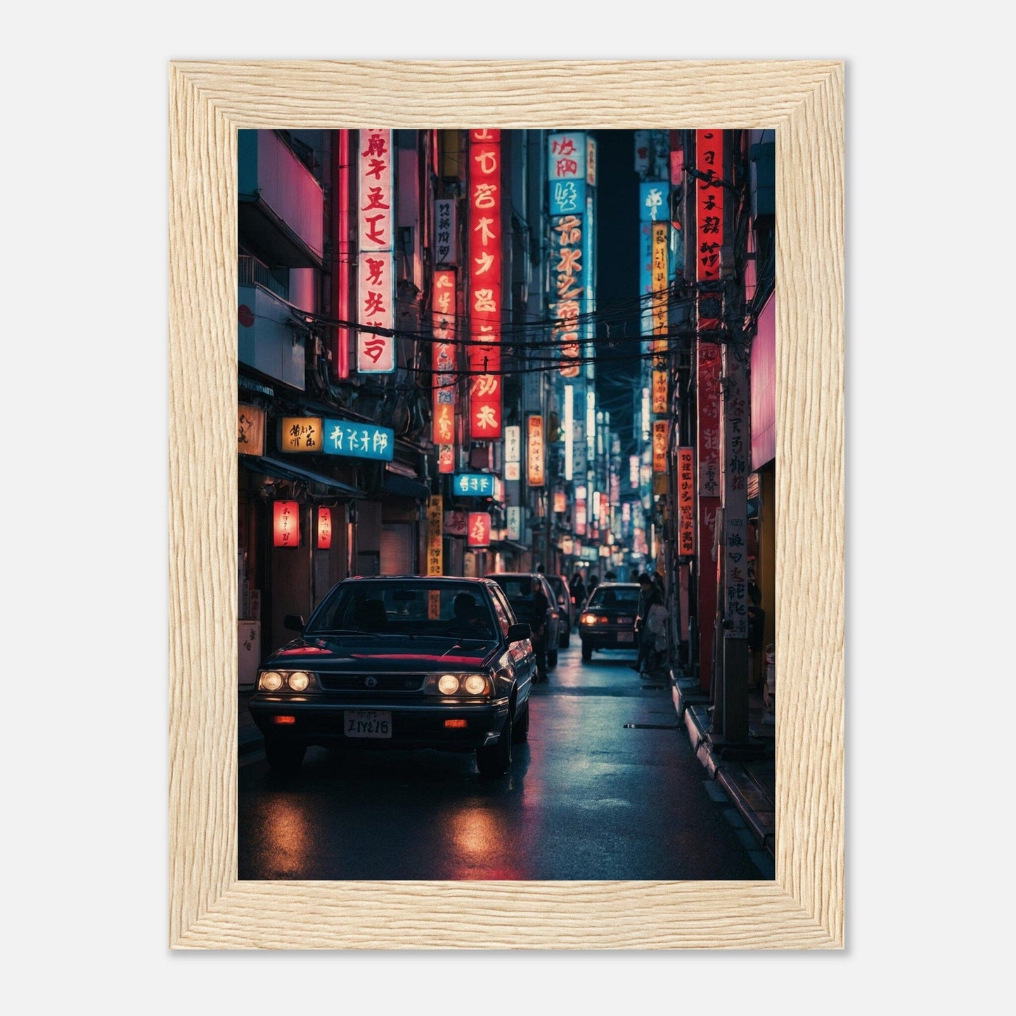 Premium Matte Paper Wooden Framed Poster - Exklusive Kunst in stilvollen Holzrahmen Print Material Modern Masterpieces 13x18 cm / 5x7″ Wood frame 