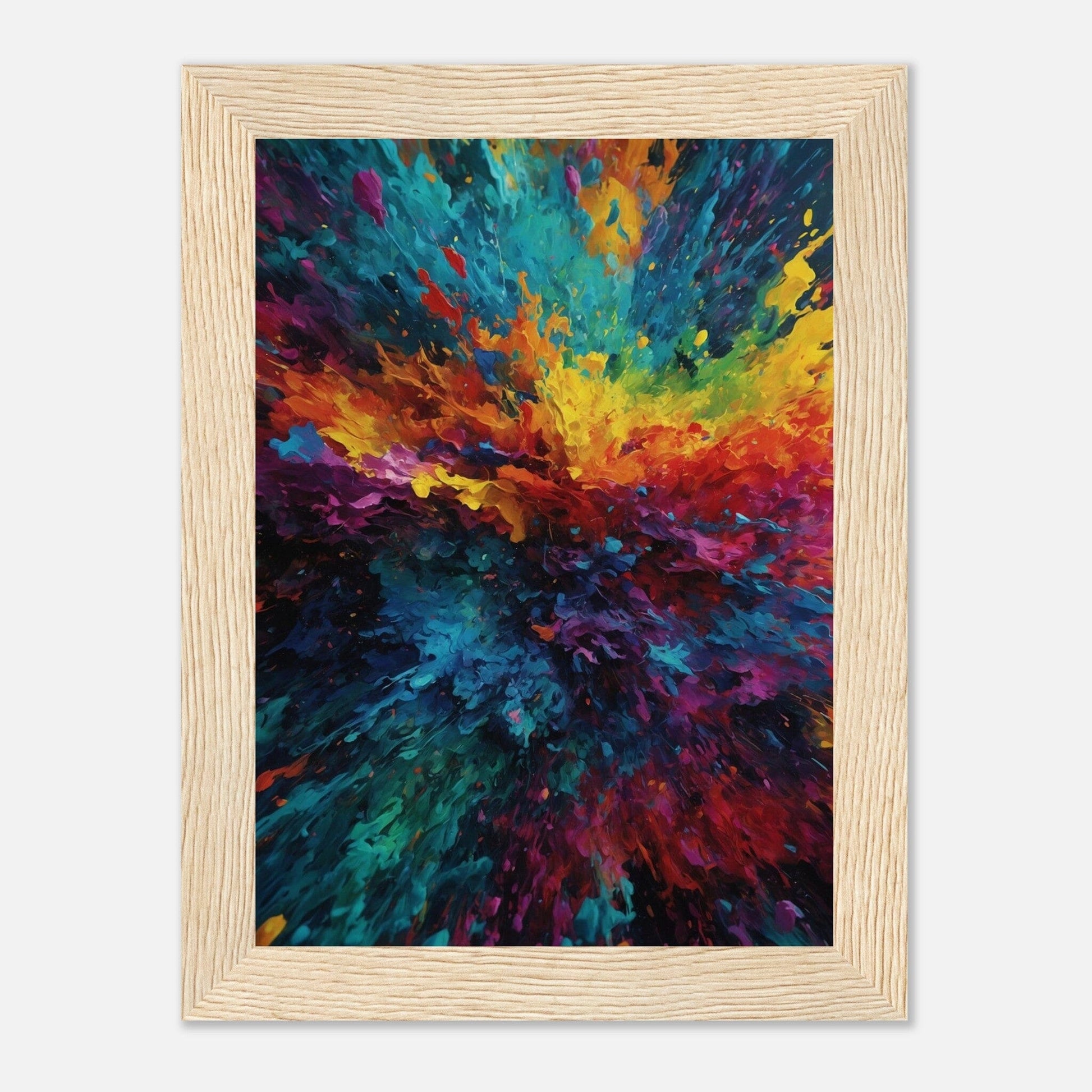 Premium Matte Paper Wooden Framed Poster - Exklusive Kunst in stilvollen Holzrahmen Print Material Modern Masterpieces 13x18 cm / 5x7″ Wood frame 