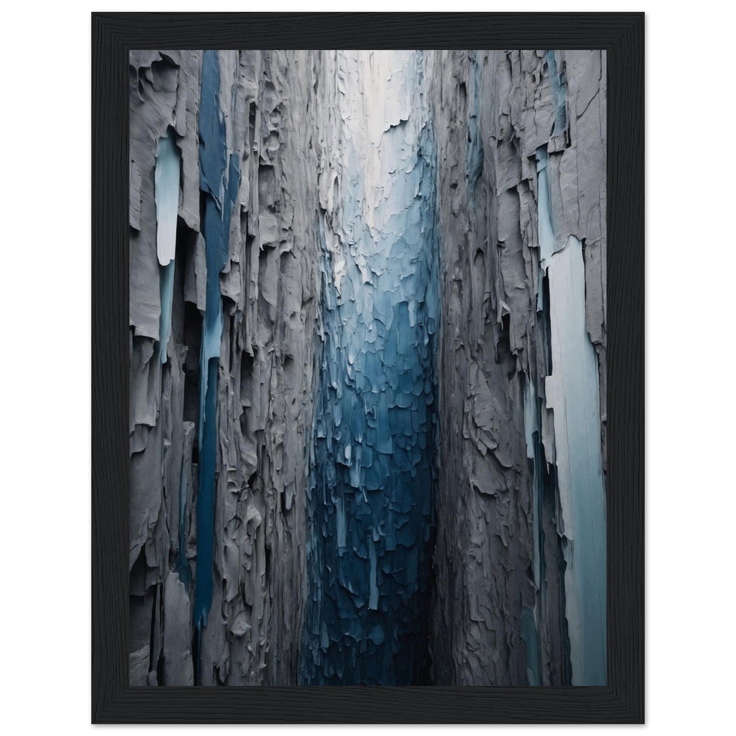 Premium Matte Paper Wooden Framed Poster - Exklusive Kunst in stilvollen Holzrahmen Print Material Modern Masterpieces 15x20 cm / 6x8″ Black frame 