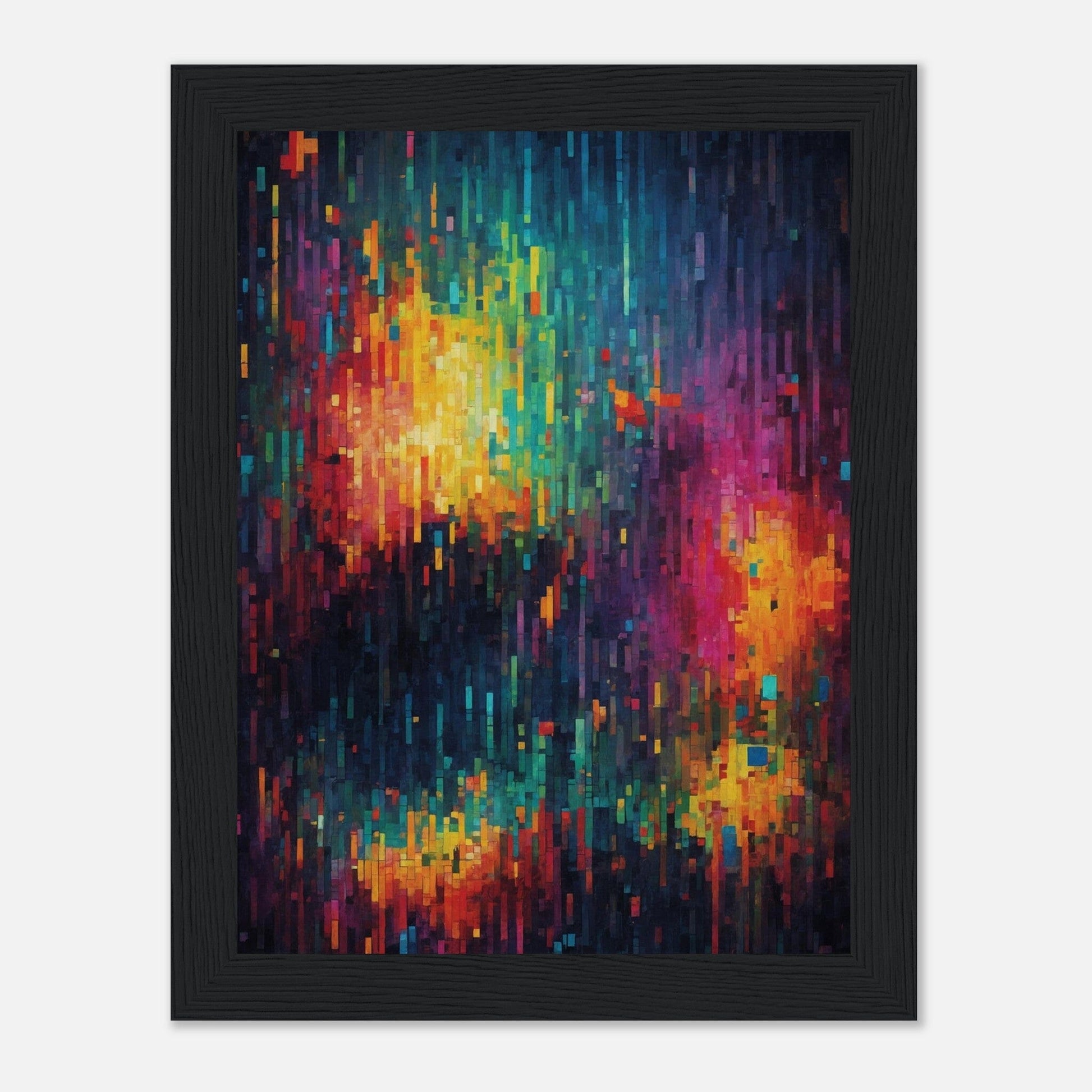 Premium Matte Paper Wooden Framed Poster - Exklusive Kunst in stilvollen Holzrahmen Print Material Modern Masterpieces 15x20 cm / 6x8″ Black frame 