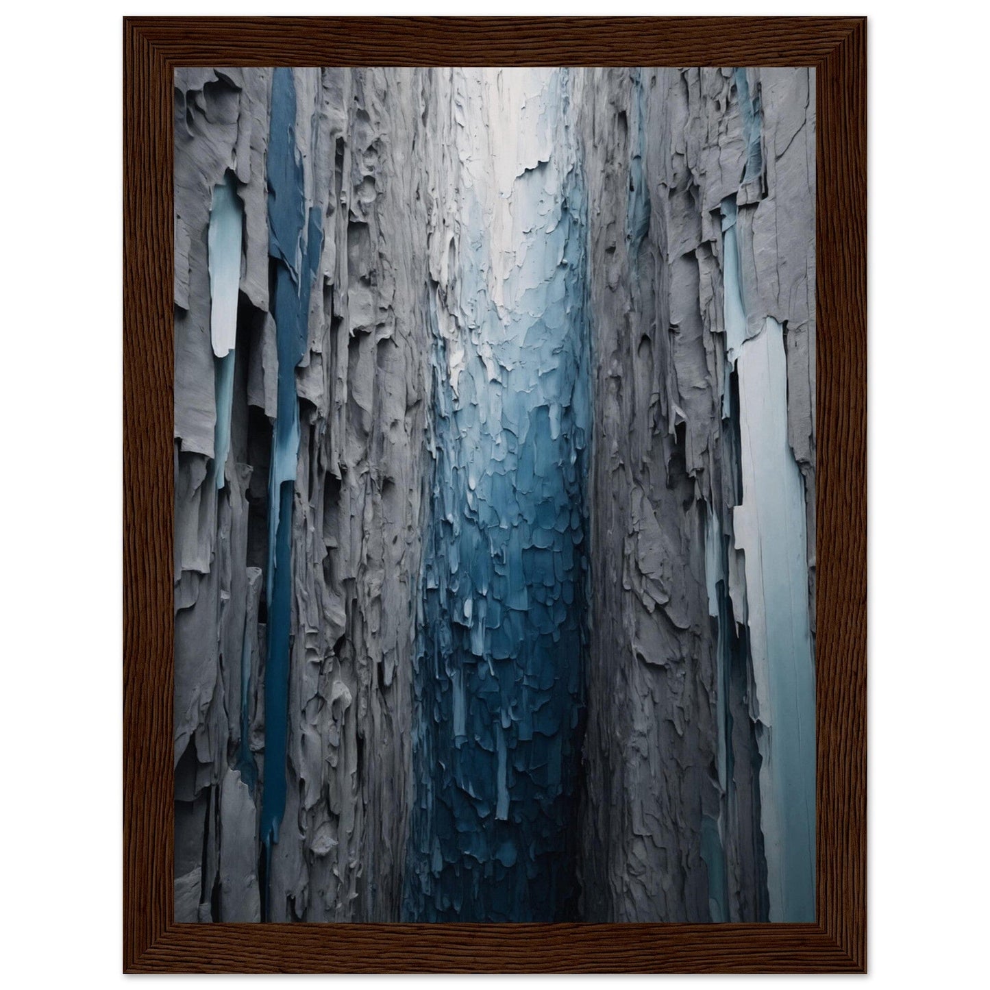 Premium Matte Paper Wooden Framed Poster - Exklusive Kunst in stilvollen Holzrahmen Print Material Modern Masterpieces 15x20 cm / 6x8″ Dark wood frame 