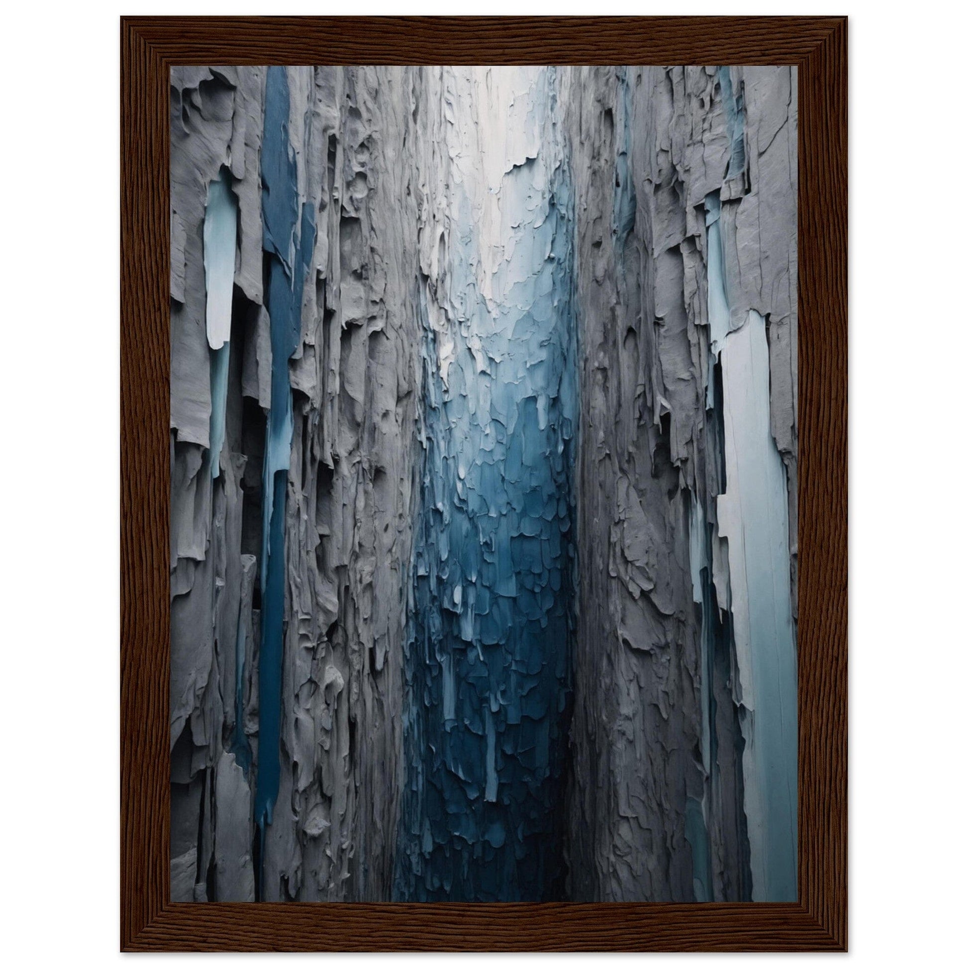 Premium Matte Paper Wooden Framed Poster - Exklusive Kunst in stilvollen Holzrahmen Print Material Modern Masterpieces 15x20 cm / 6x8″ Dark wood frame 
