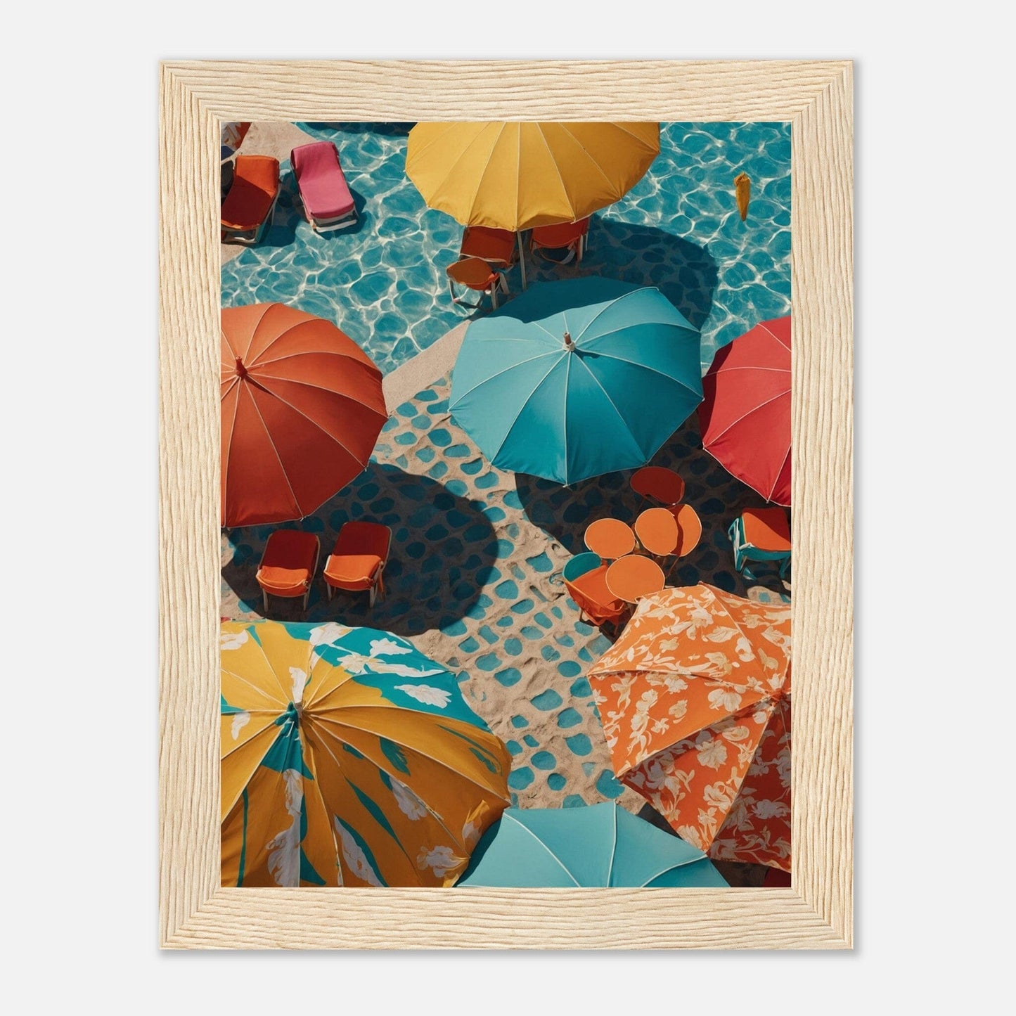 Premium Matte Paper Wooden Framed Poster - Exklusive Kunst in stilvollen Holzrahmen Print Material Modern Masterpieces 15x20 cm / 6x8″ Wood frame 
