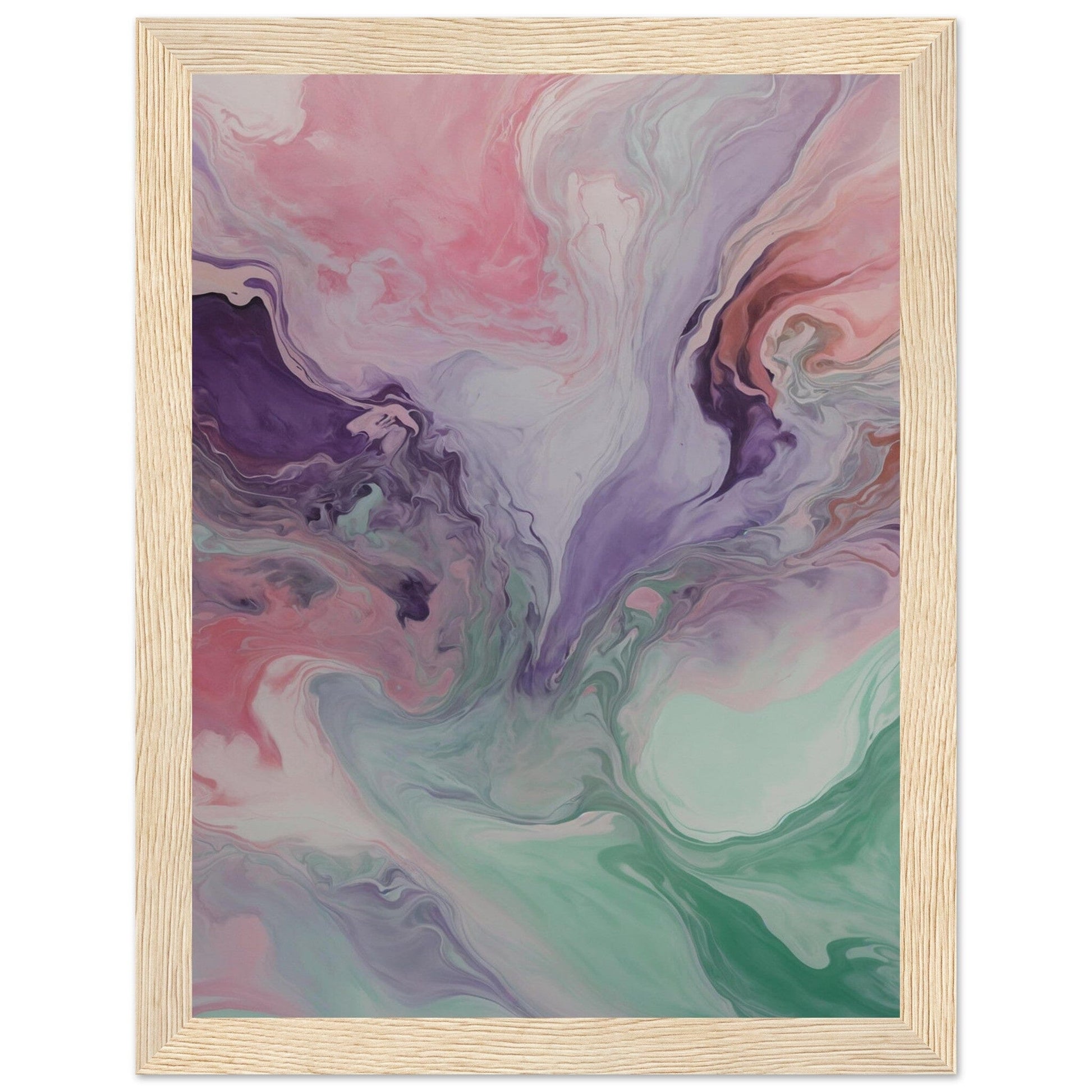 Premium Matte Paper Wooden Framed Poster - Exklusive Kunst in stilvollen Holzrahmen Print Material Modern Masterpieces 15x20 cm / 6x8″ Wood frame 
