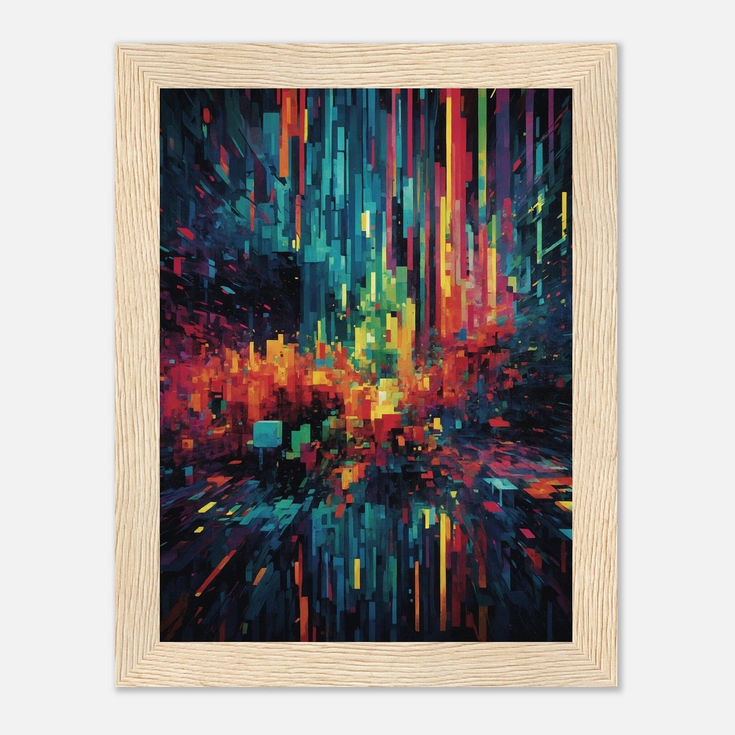 Premium Matte Paper Wooden Framed Poster - Exklusive Kunst in stilvollen Holzrahmen Print Material Modern Masterpieces 15x20 cm / 6x8″ Wood frame 