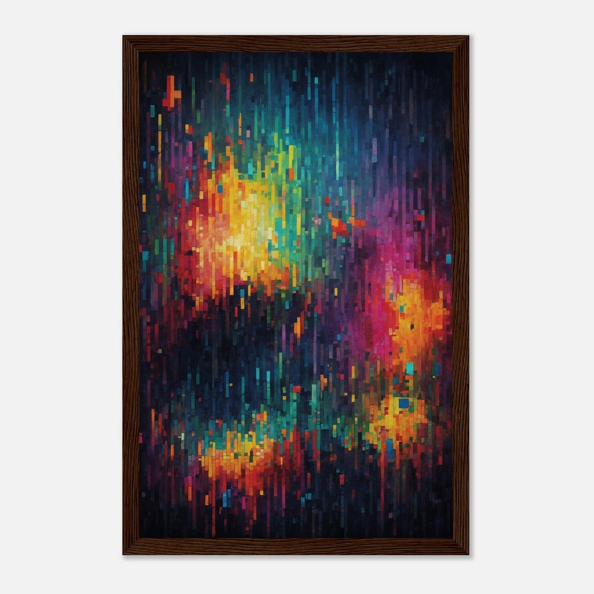 Premium Matte Paper Wooden Framed Poster - Exklusive Kunst in stilvollen Holzrahmen Print Material Modern Masterpieces 28x43 cm / XL (11x17″) Dark wood frame 