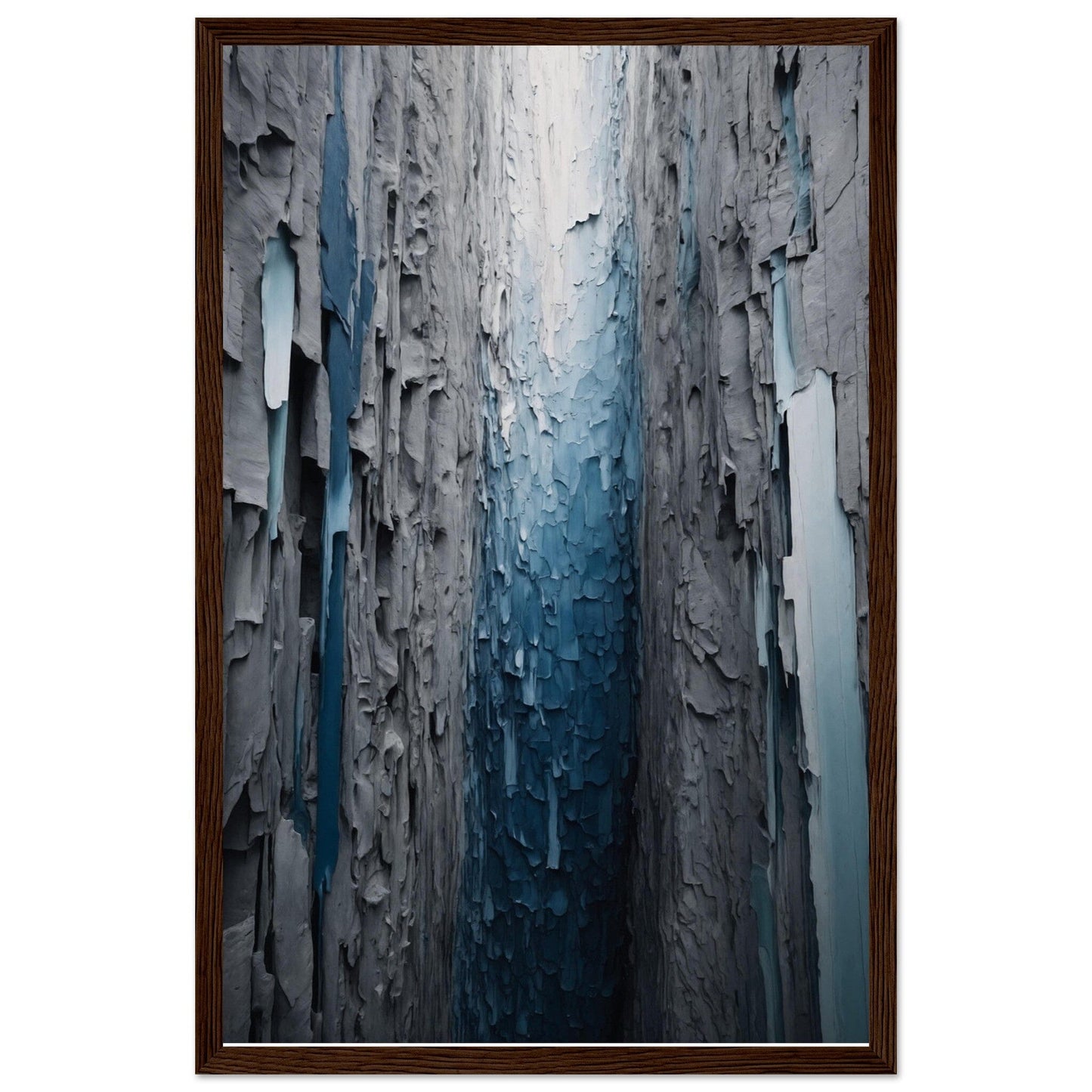 Premium Matte Paper Wooden Framed Poster - Exklusive Kunst in stilvollen Holzrahmen Print Material Modern Masterpieces 28x43 cm / XL (11x17″) Dark wood frame 
