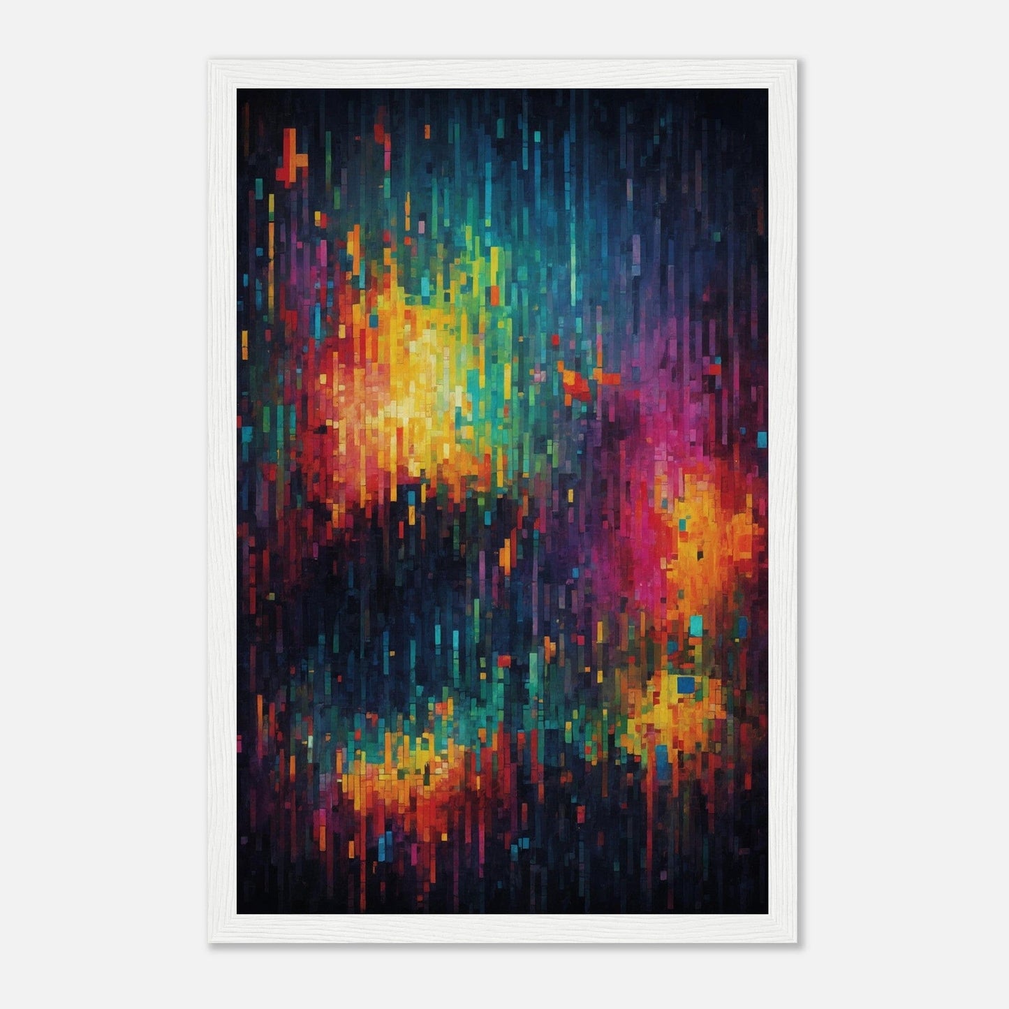 Premium Matte Paper Wooden Framed Poster - Exklusive Kunst in stilvollen Holzrahmen Print Material Modern Masterpieces 28x43 cm / XL (11x17″) White frame 