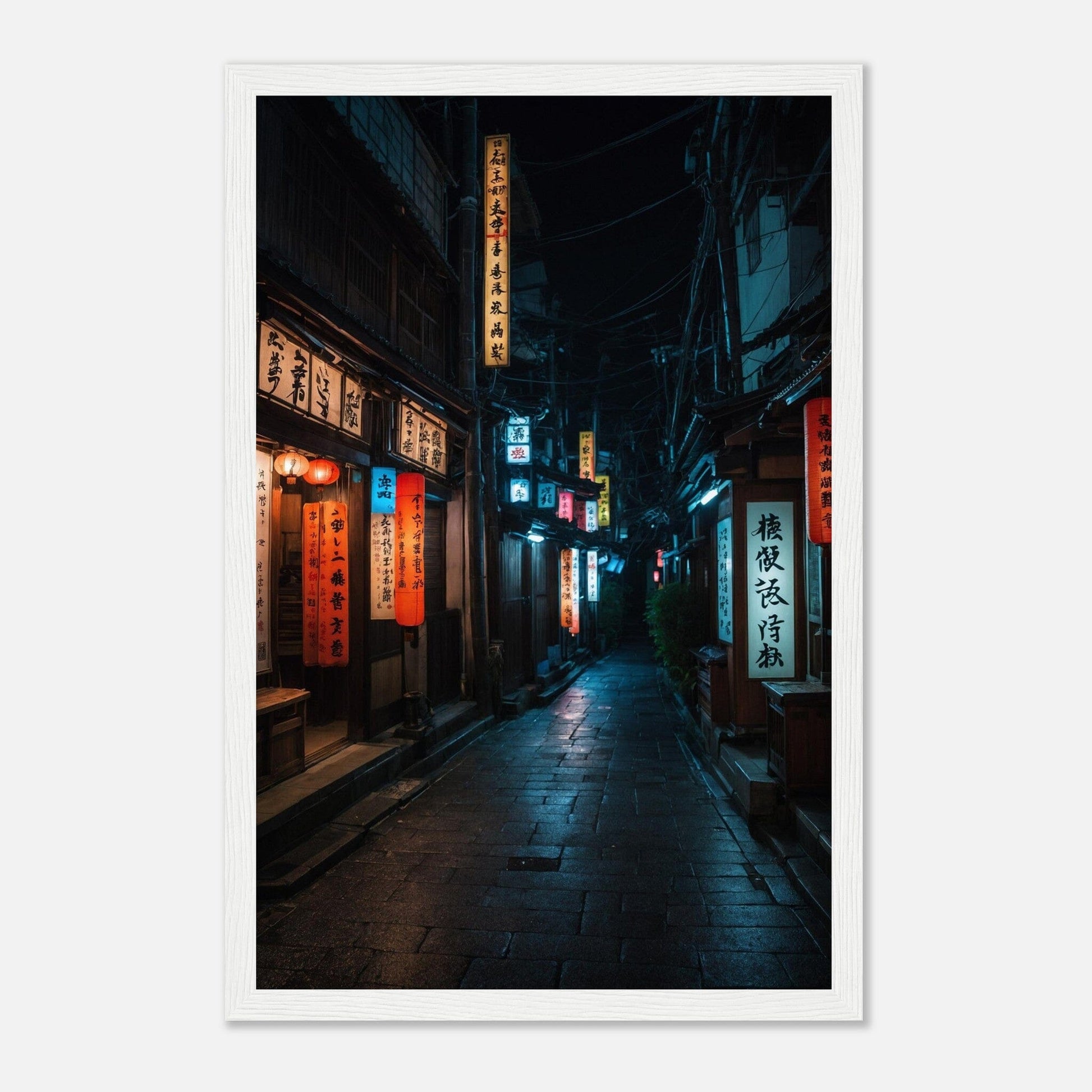 Premium Matte Paper Wooden Framed Poster - Exklusive Kunst in stilvollen Holzrahmen Print Material Modern Masterpieces 28x43 cm / XL (11x17″) White frame 