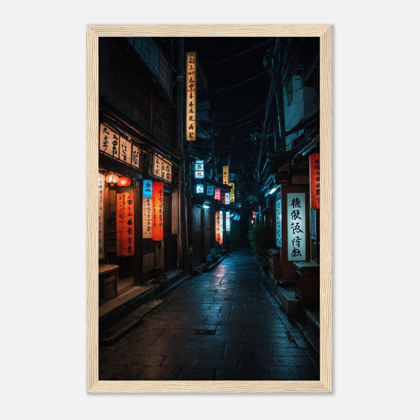 Premium Matte Paper Wooden Framed Poster - Exklusive Kunst in stilvollen Holzrahmen Print Material Modern Masterpieces 28x43 cm / XL (11x17″) Wood frame 