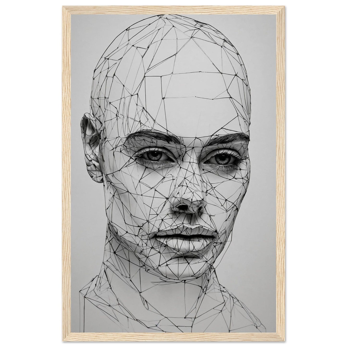 Premium Matte Paper Wooden Framed Poster - Exklusive Kunst in stilvollen Holzrahmen Print Material Modern Masterpieces 28x43 cm / XL (11x17″) Wood frame 