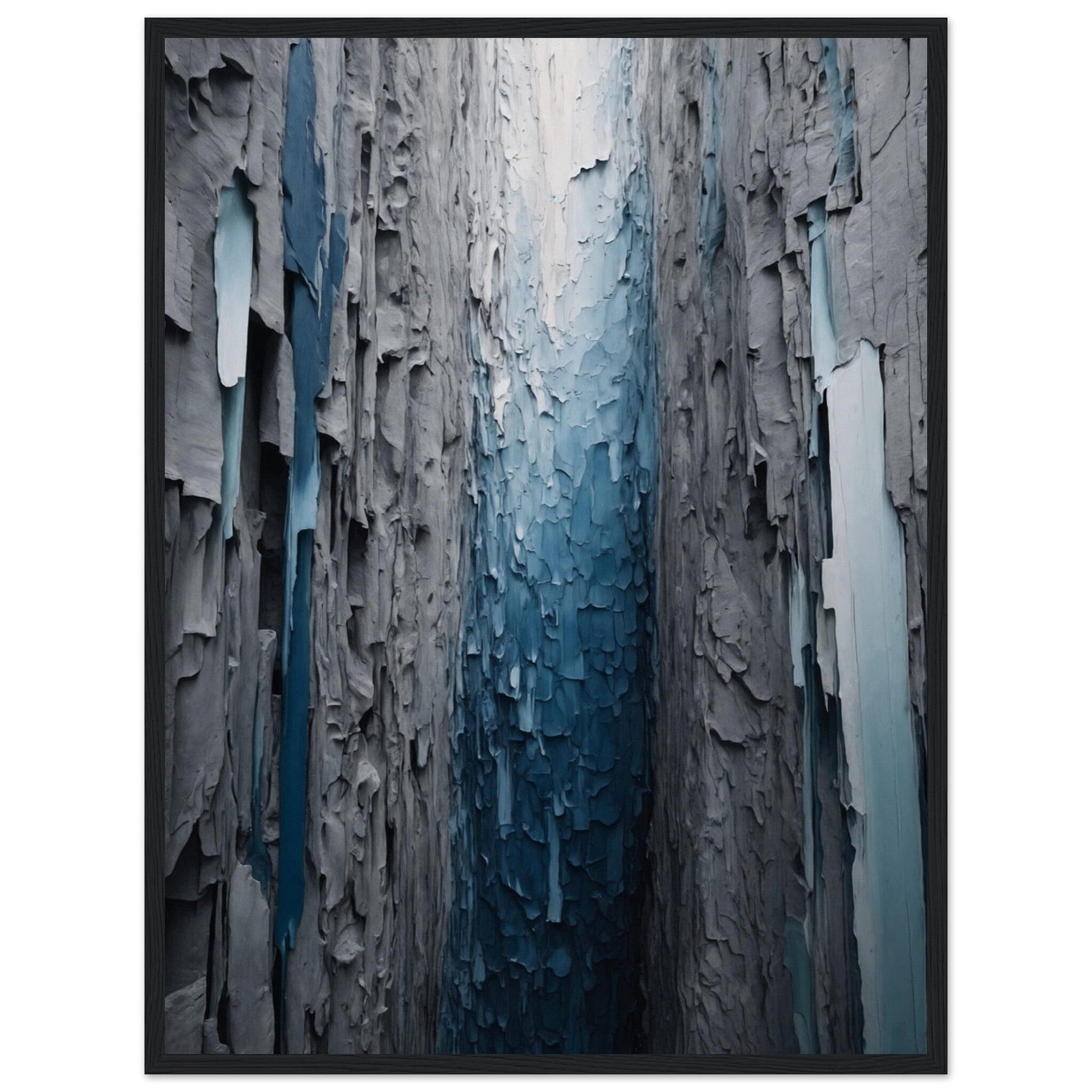 Premium Matte Paper Wooden Framed Poster - Exklusive Kunst in stilvollen Holzrahmen Print Material Modern Masterpieces 45x60 cm / 18x24″ Black frame 