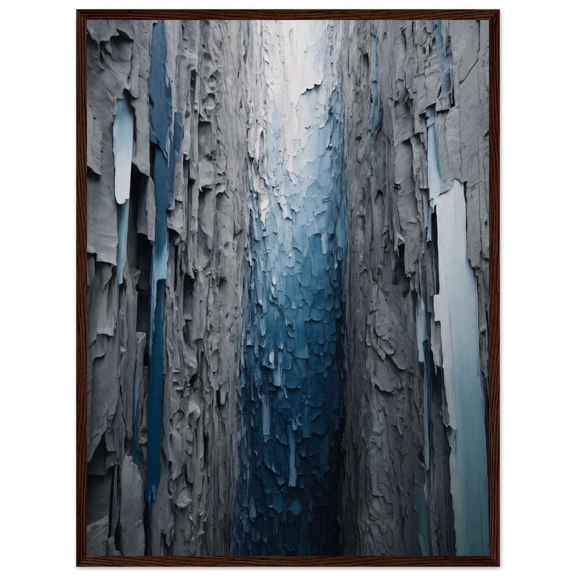 Premium Matte Paper Wooden Framed Poster - Exklusive Kunst in stilvollen Holzrahmen Print Material Modern Masterpieces 45x60 cm / 18x24″ Dark wood frame 