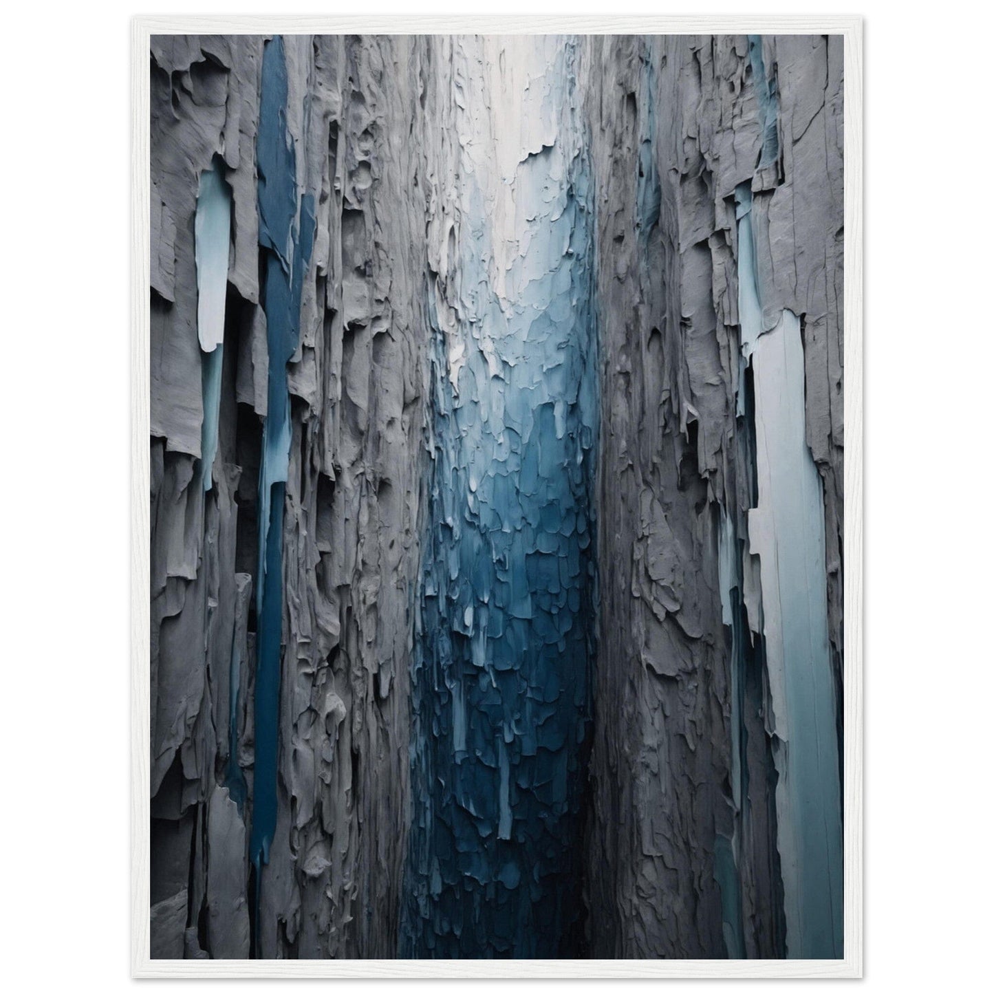 Premium Matte Paper Wooden Framed Poster - Exklusive Kunst in stilvollen Holzrahmen Print Material Modern Masterpieces 45x60 cm / 18x24″ White frame 