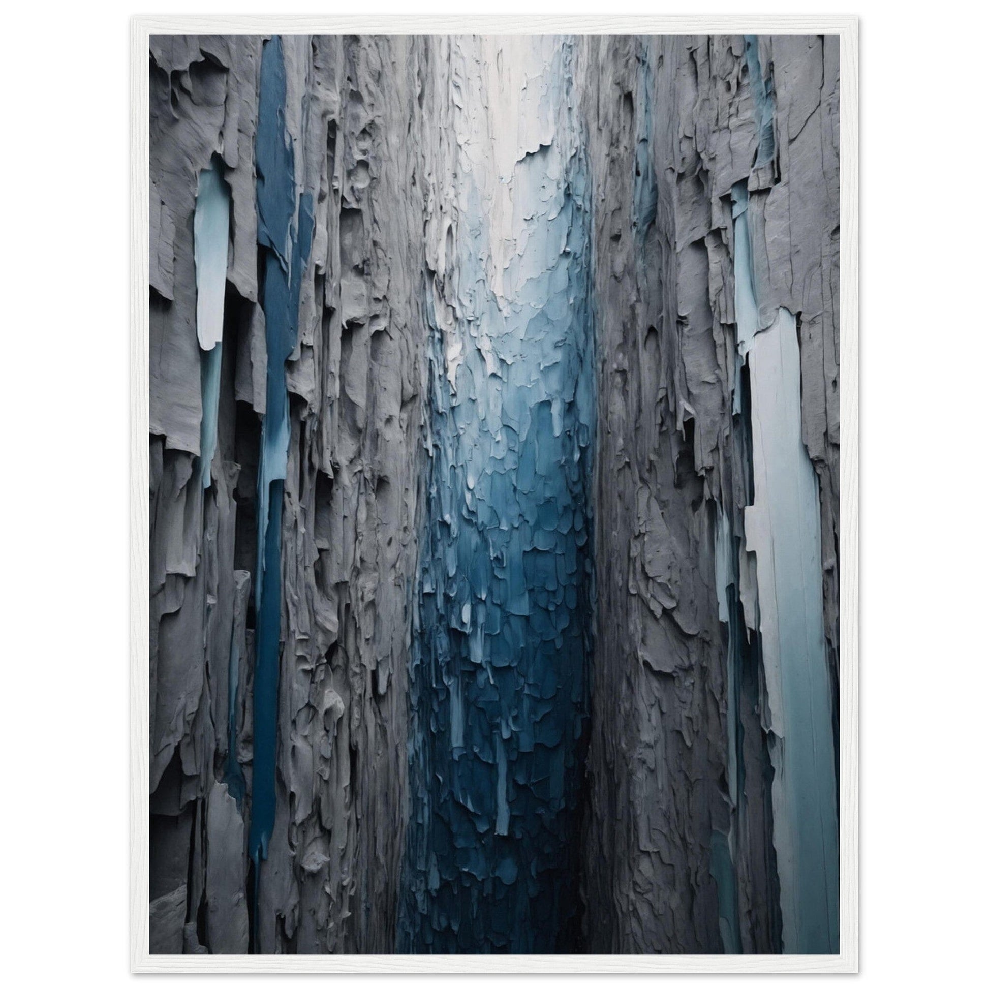 Premium Matte Paper Wooden Framed Poster - Exklusive Kunst in stilvollen Holzrahmen Print Material Modern Masterpieces 45x60 cm / 18x24″ White frame 