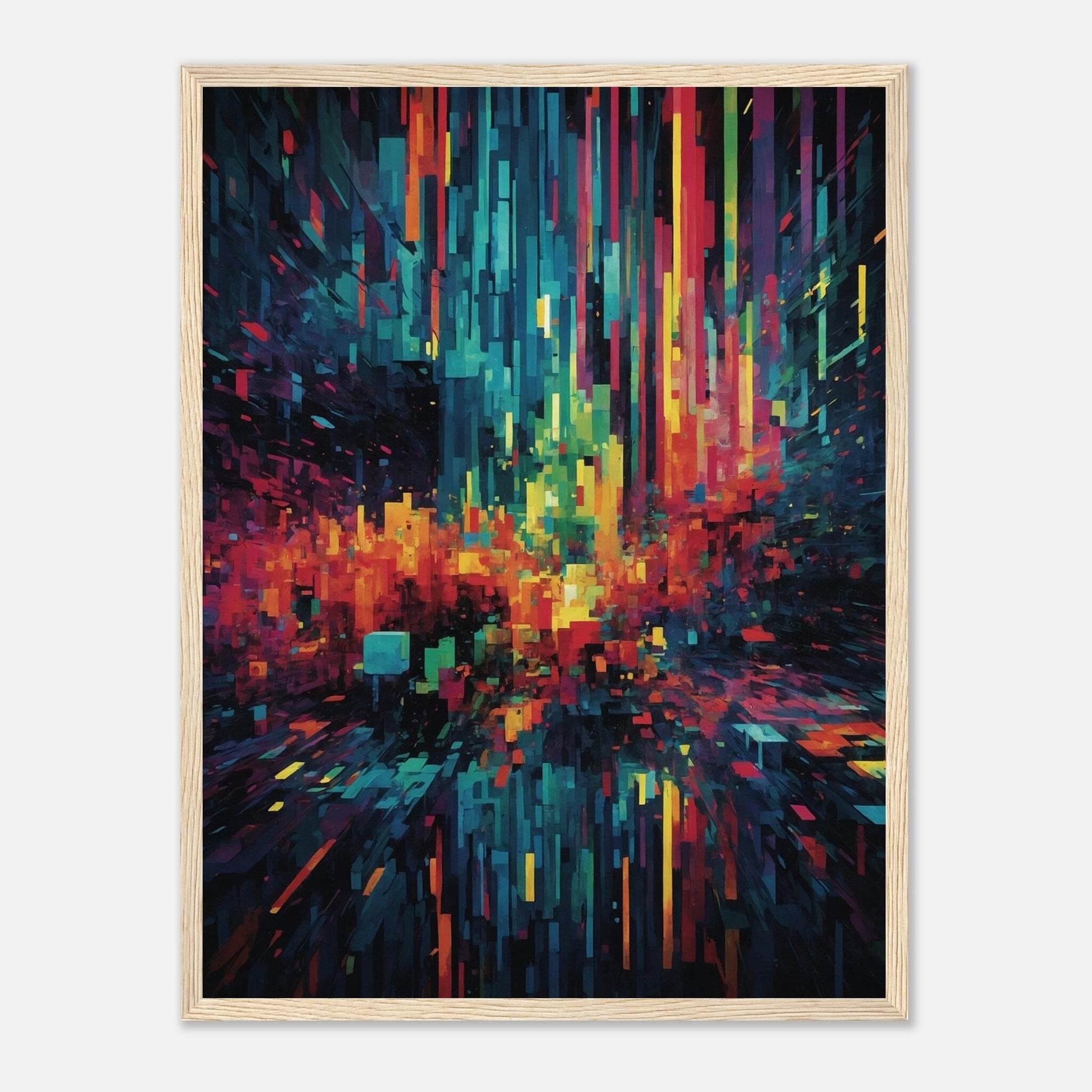 Premium Matte Paper Wooden Framed Poster - Exklusive Kunst in stilvollen Holzrahmen Print Material Modern Masterpieces 45x60 cm / 18x24″ Wood frame 