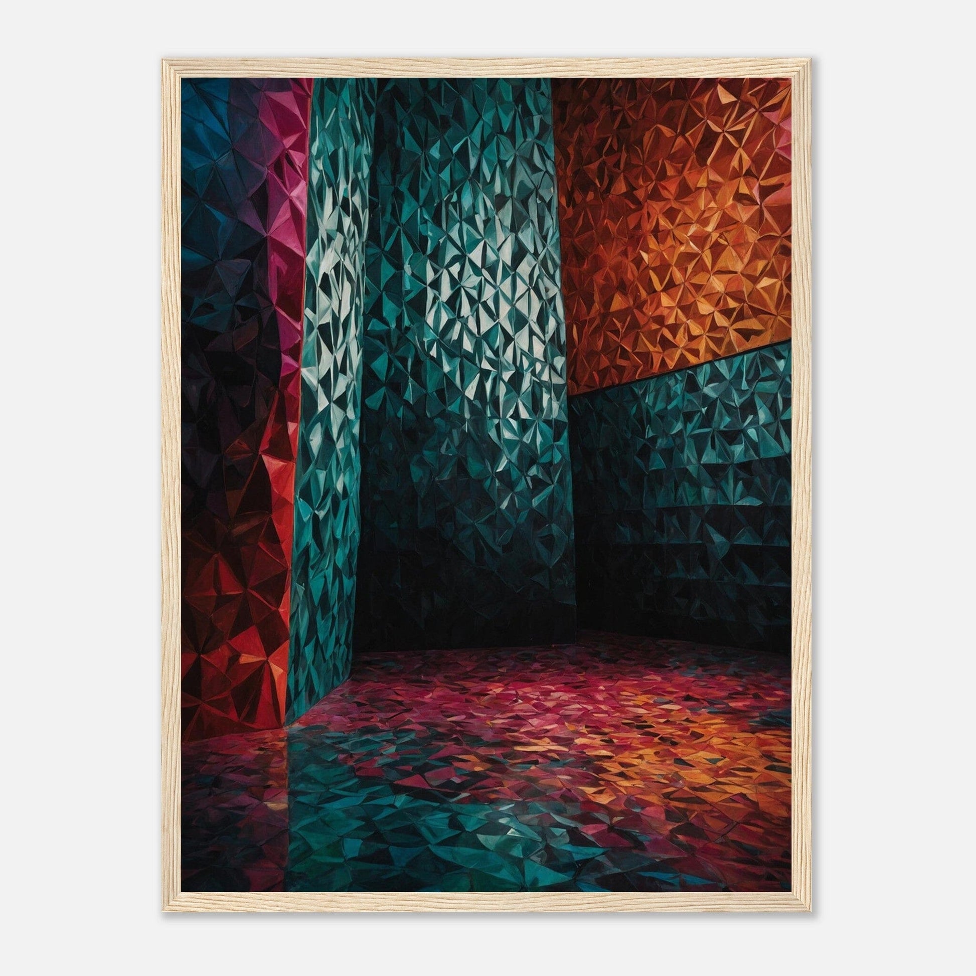 Premium Matte Paper Wooden Framed Poster - Exklusive Kunst in stilvollen Holzrahmen Print Material Modern Masterpieces 45x60 cm / 18x24″ Wood frame 