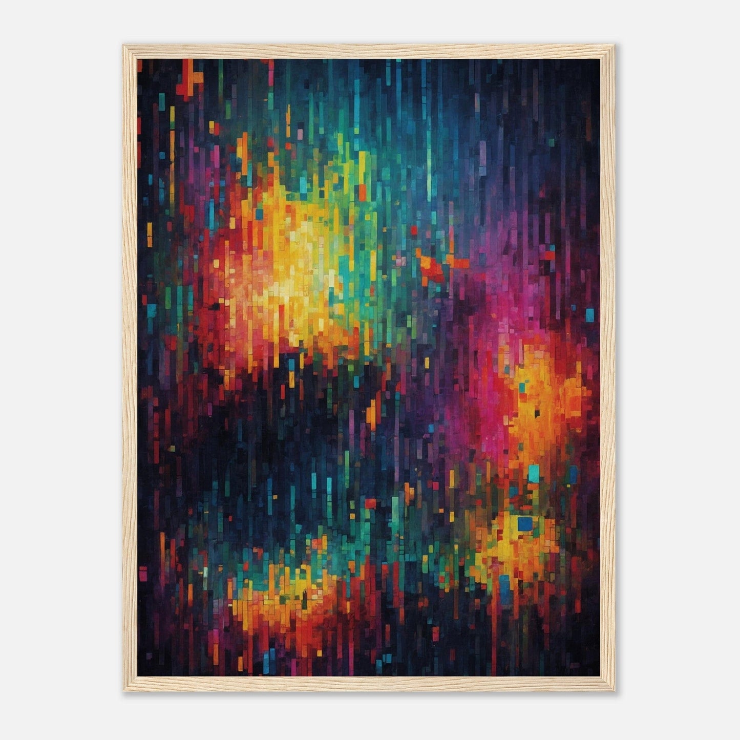 Premium Matte Paper Wooden Framed Poster - Exklusive Kunst in stilvollen Holzrahmen Print Material Modern Masterpieces 45x60 cm / 18x24″ Wood frame 