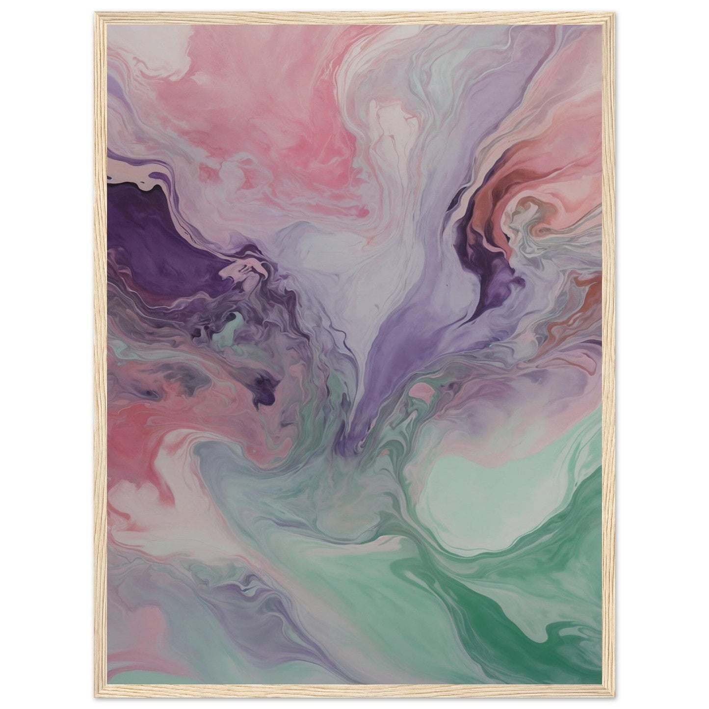 Premium Matte Paper Wooden Framed Poster - Exklusive Kunst in stilvollen Holzrahmen Print Material Modern Masterpieces 45x60 cm / 18x24″ Wood frame 