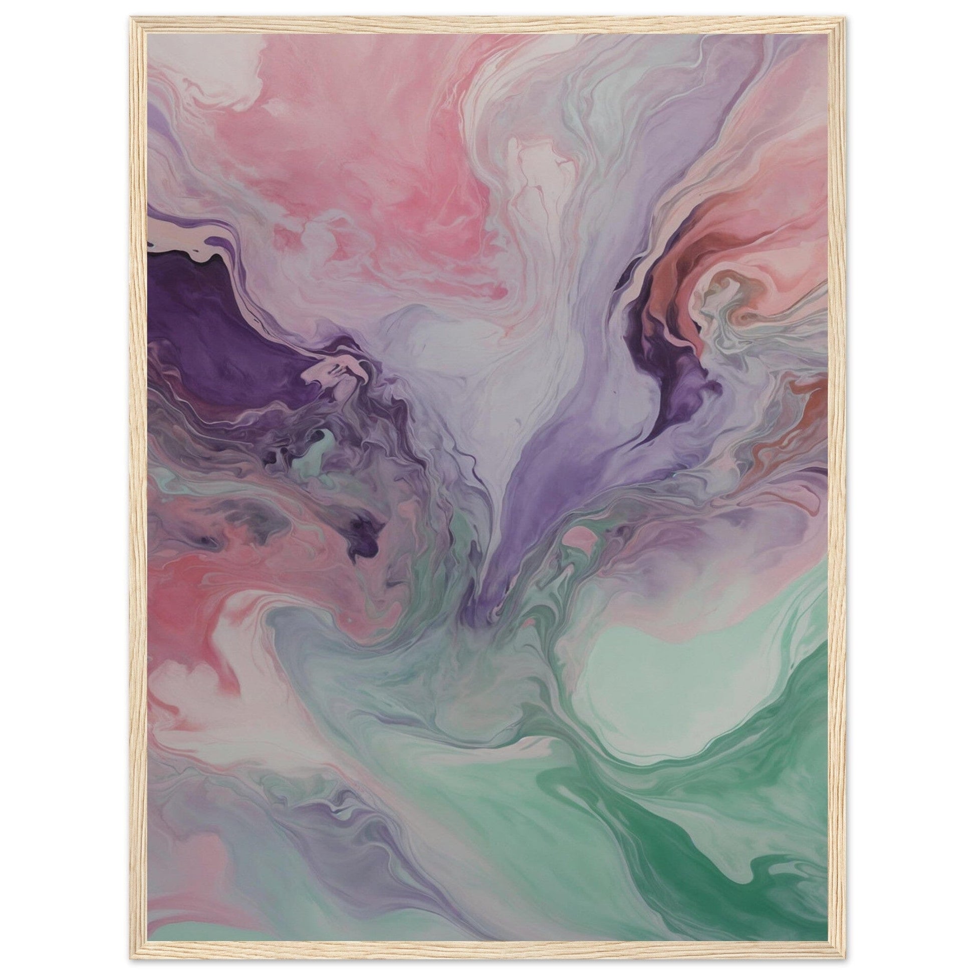 Premium Matte Paper Wooden Framed Poster - Exklusive Kunst in stilvollen Holzrahmen Print Material Modern Masterpieces 45x60 cm / 18x24″ Wood frame 