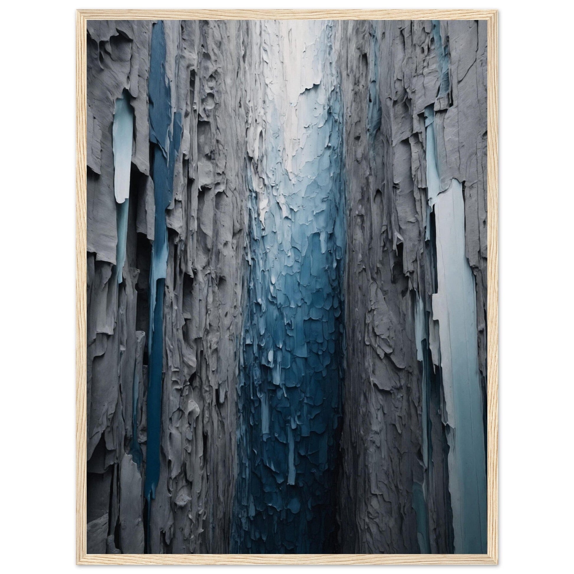 Premium Matte Paper Wooden Framed Poster - Exklusive Kunst in stilvollen Holzrahmen Print Material Modern Masterpieces 45x60 cm / 18x24″ Wood frame 