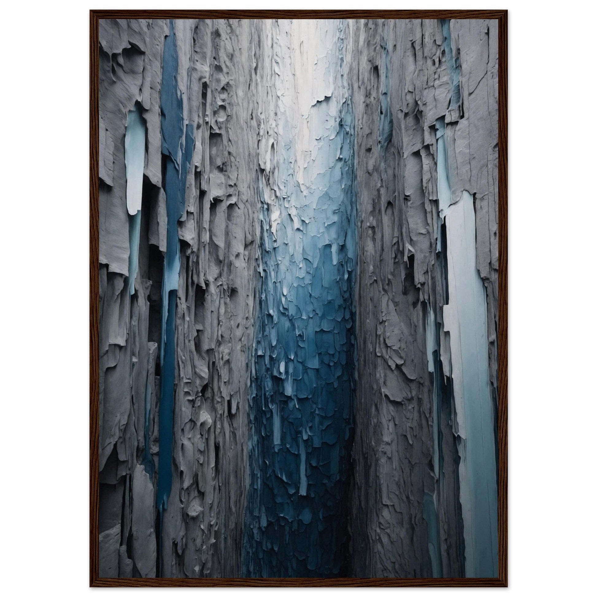 Premium Matte Paper Wooden Framed Poster - Exklusive Kunst in stilvollen Holzrahmen Print Material Modern Masterpieces 50x70 cm / 20x28″ Dark wood frame 