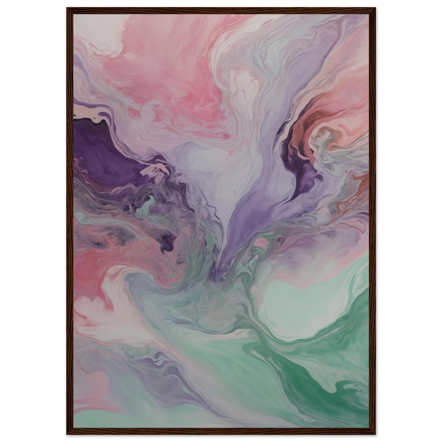 Premium Matte Paper Wooden Framed Poster - Exklusive Kunst in stilvollen Holzrahmen Print Material Modern Masterpieces 50x70 cm / 20x28″ Dark wood frame 